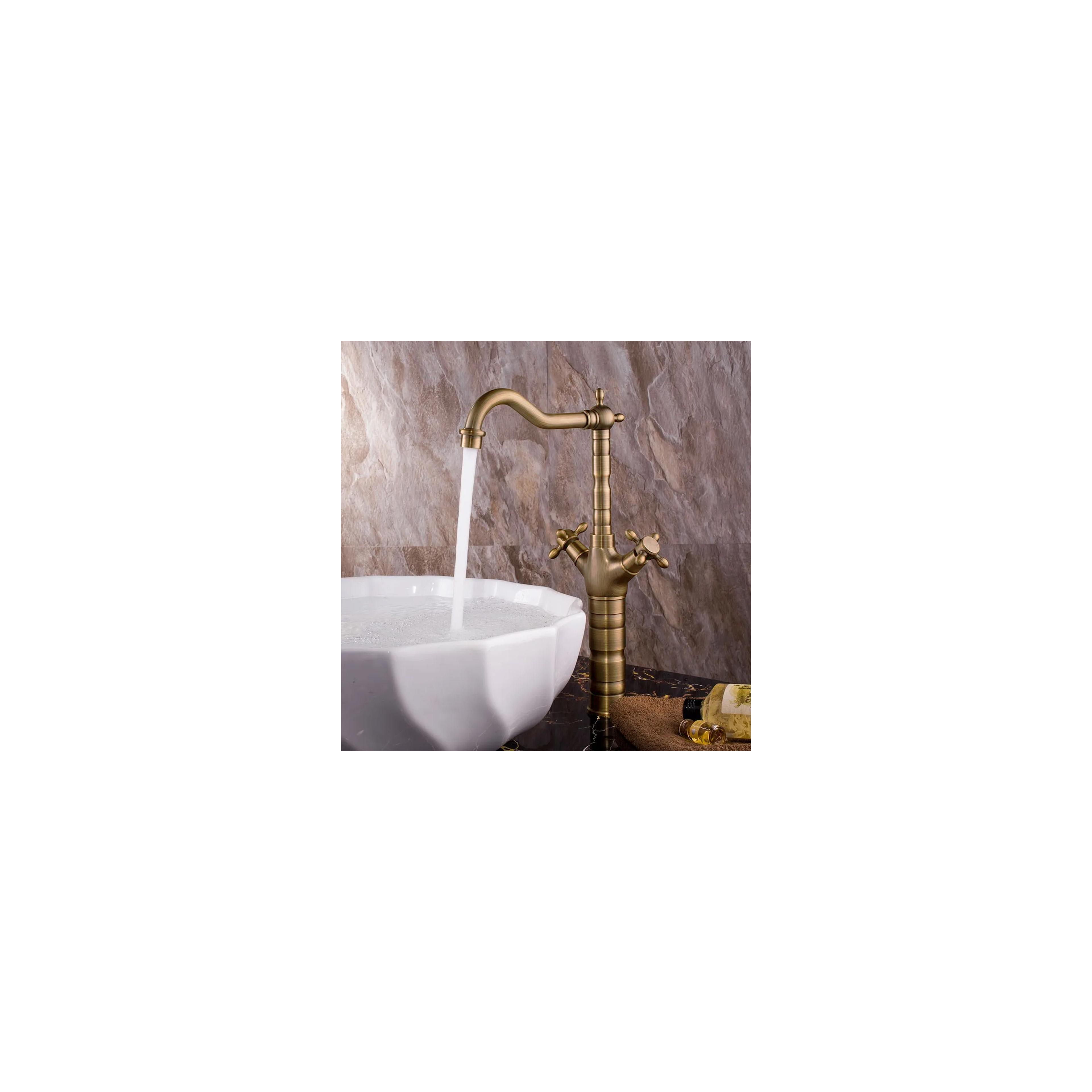 Waschbeckenarmatur Rea Rustico antique gold