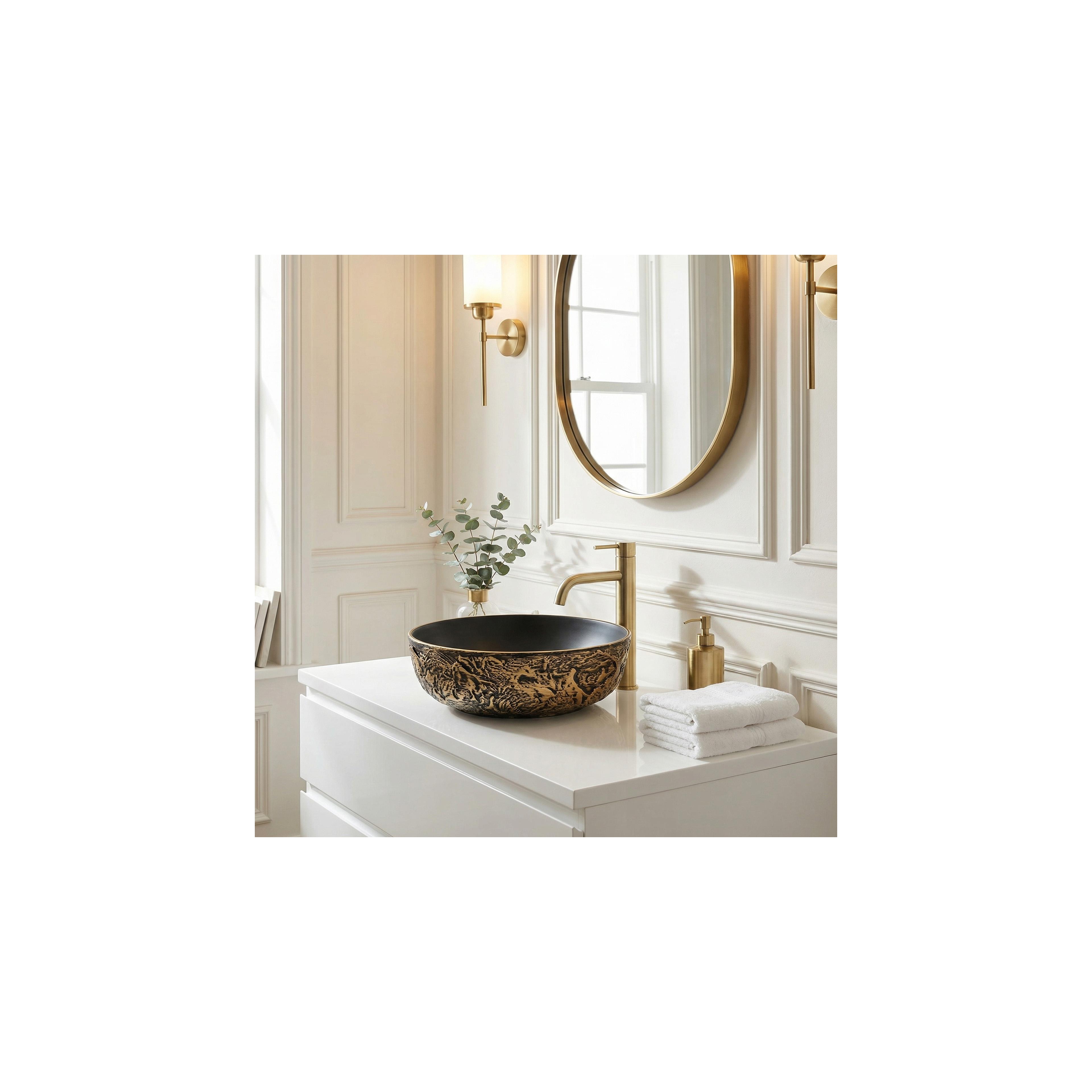 Aufsatzwaschbecken Rea Babilon Gold