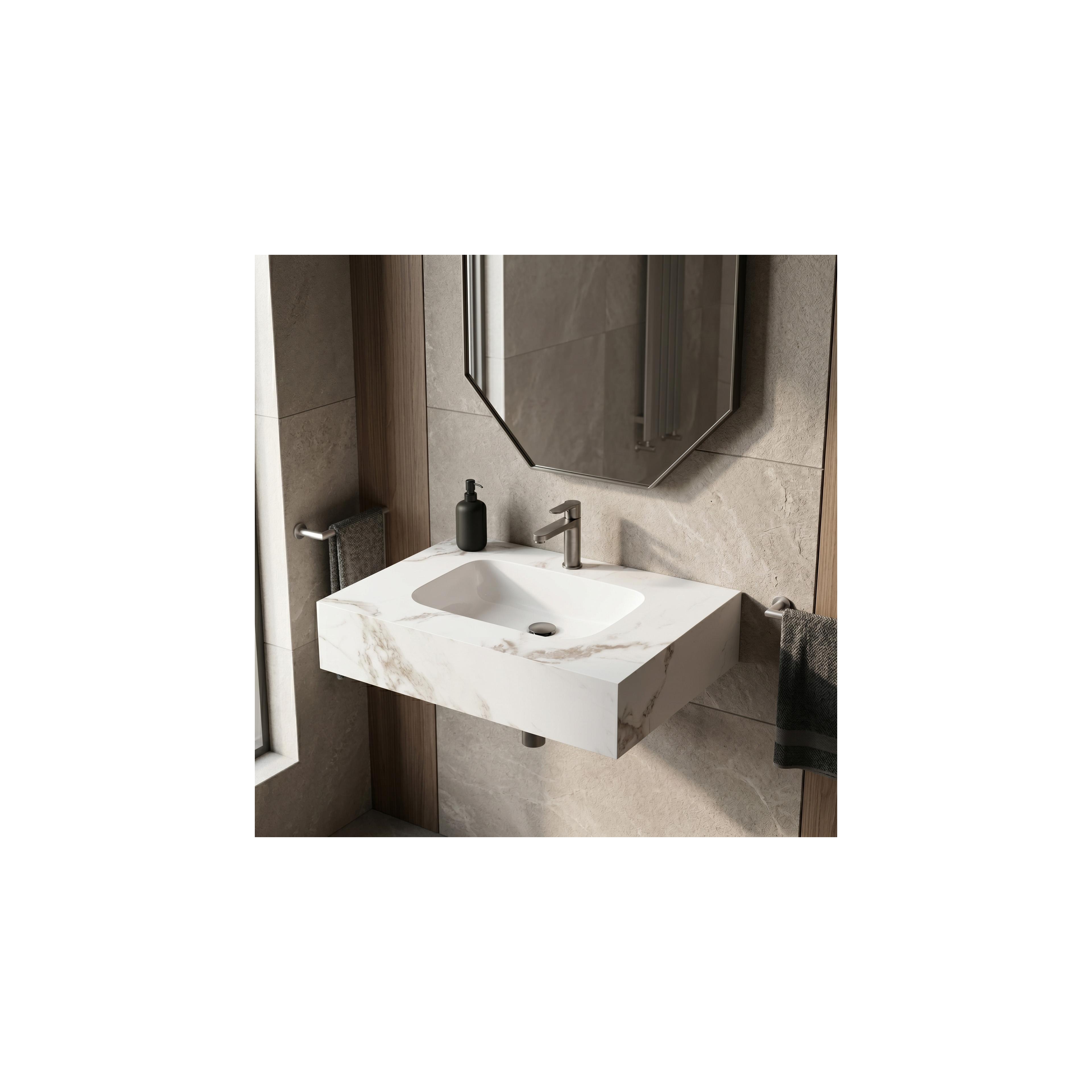 Wandwaschbecken REA Aresa Cold Jade 70