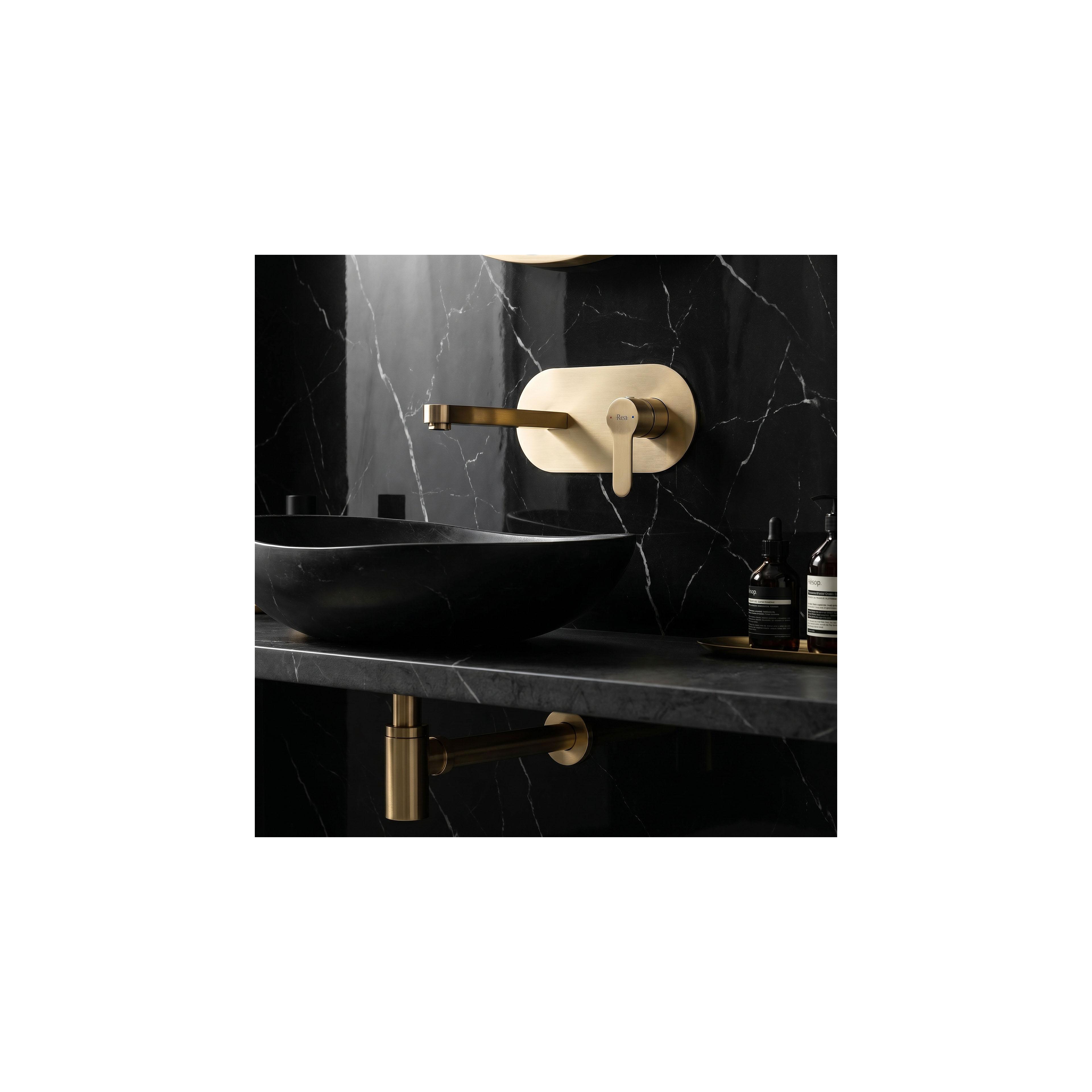 Unterputz Armatur REA Arcos Brush Gold