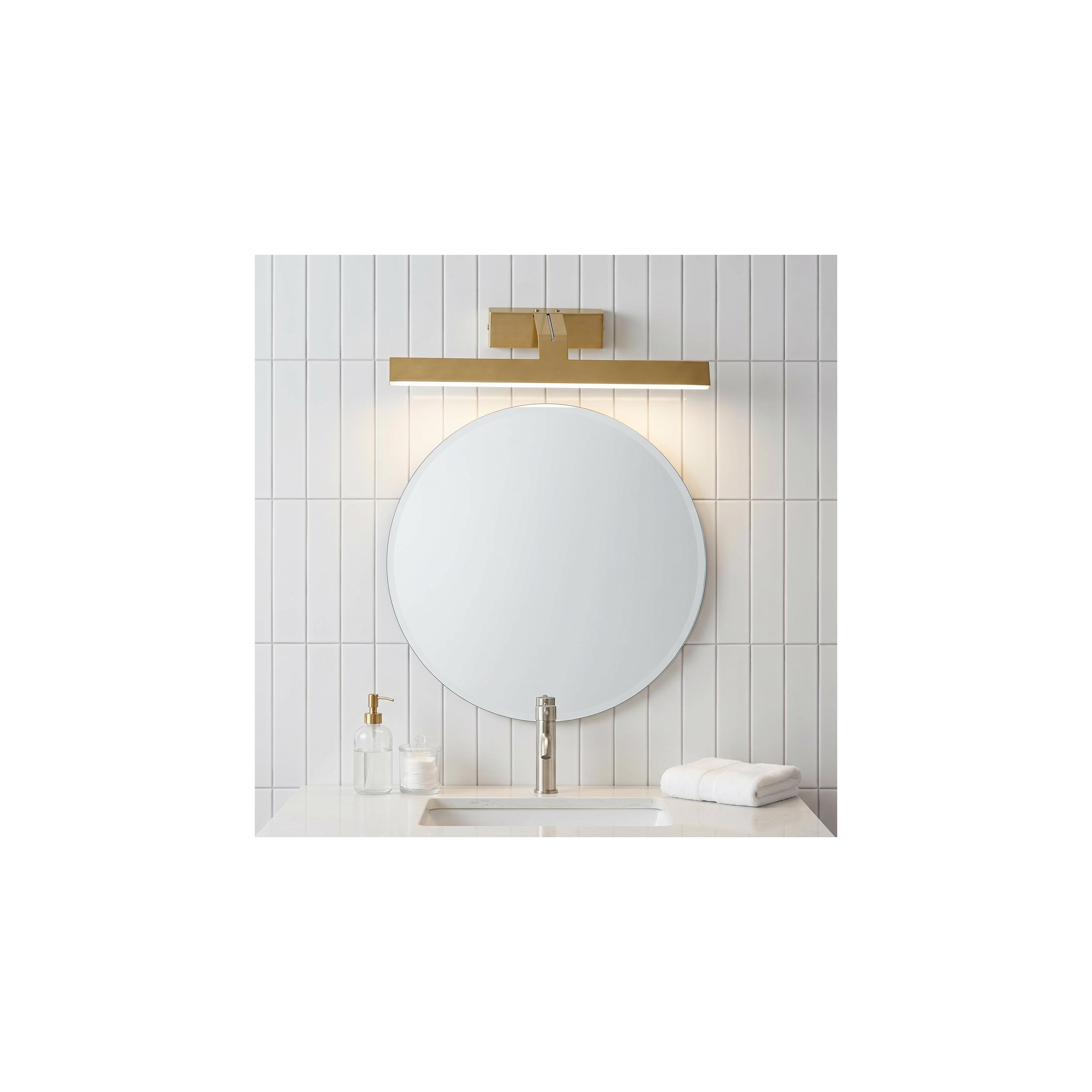 Bad LED-Wandleuchte SWE007-1W 43cm BRUSH GOLD