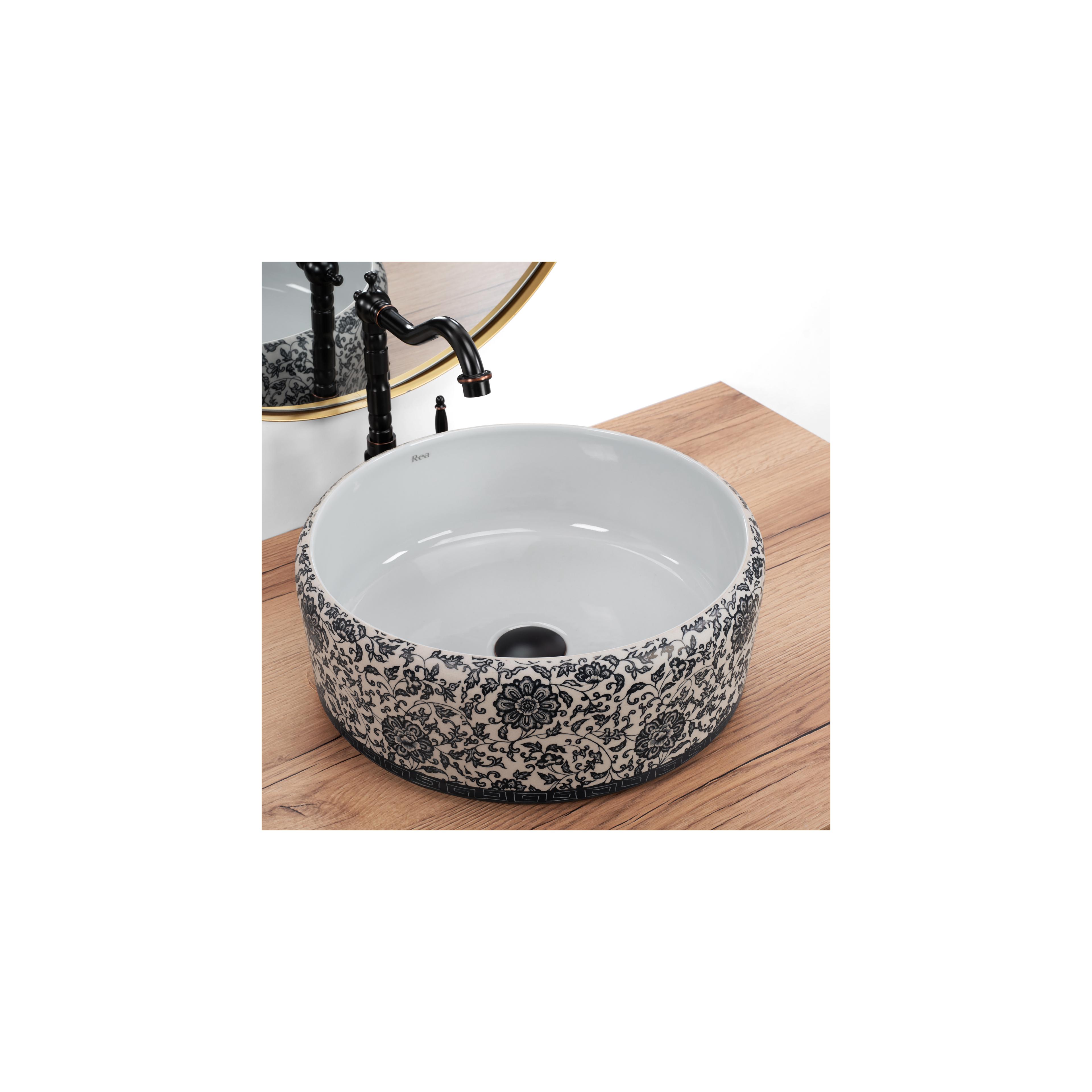 Countertop washbasin REA Florisa