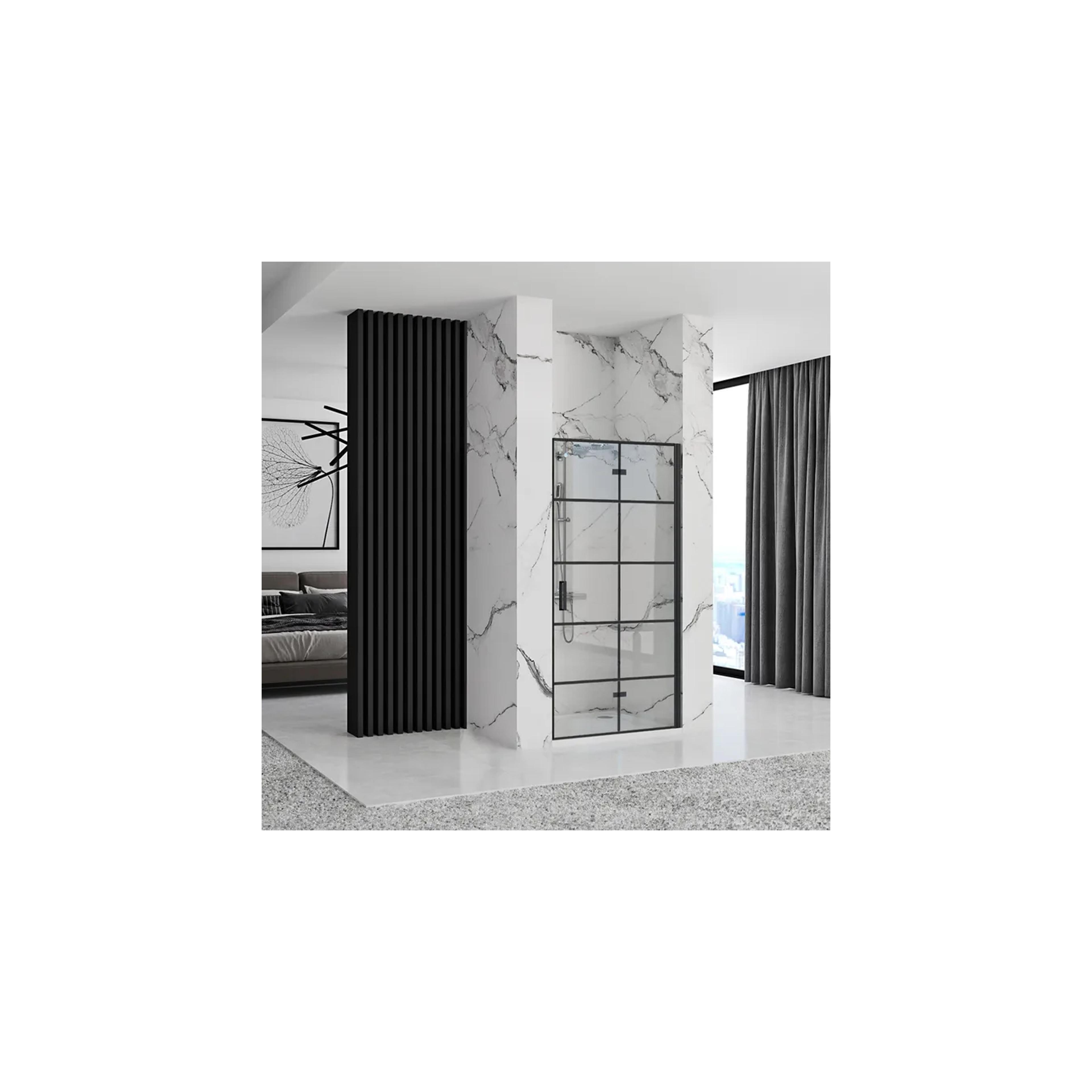 Sprchové dvere Rea Molier Black 90 + profil