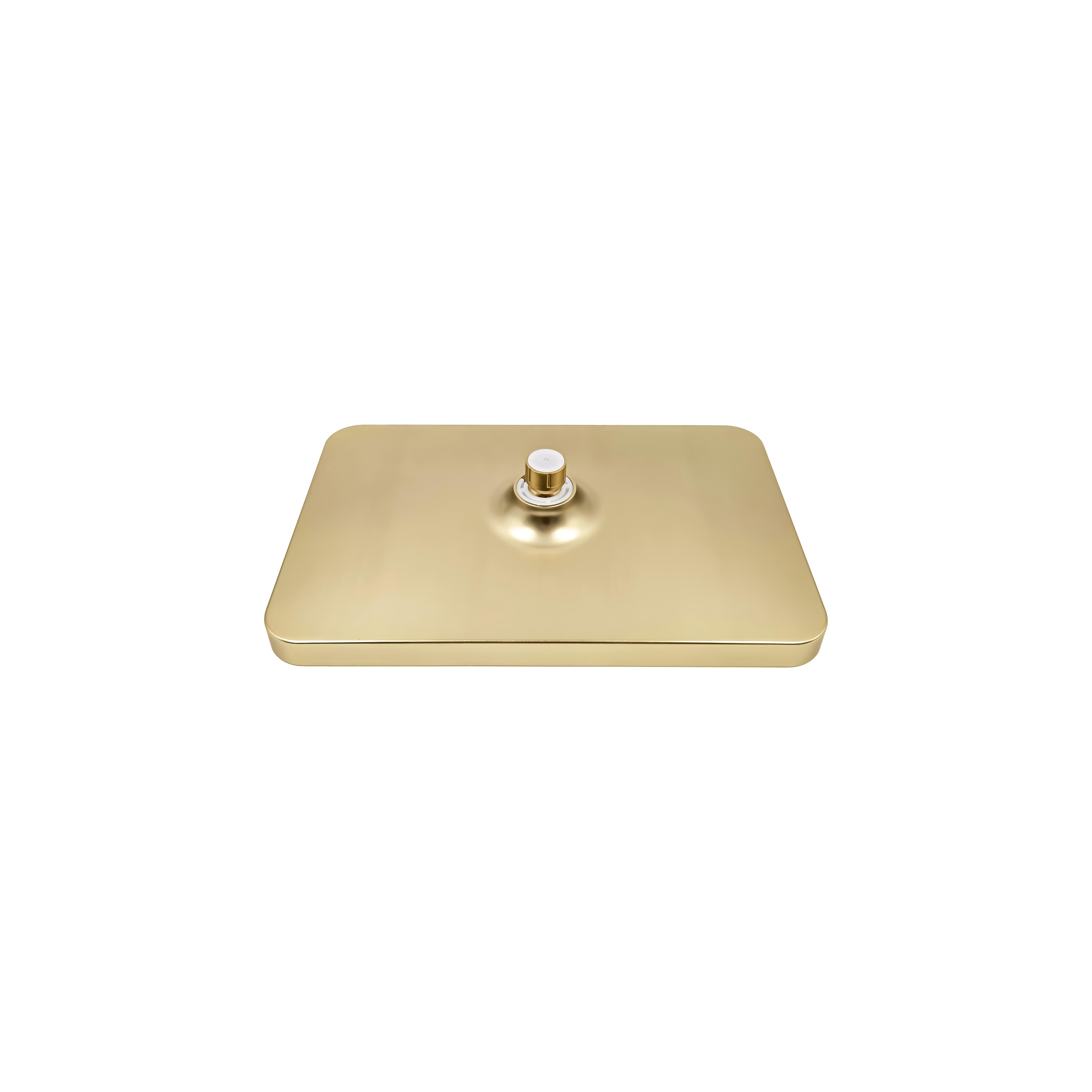 Правоъгълна душ пита REA JS-032 Brushed Gold
