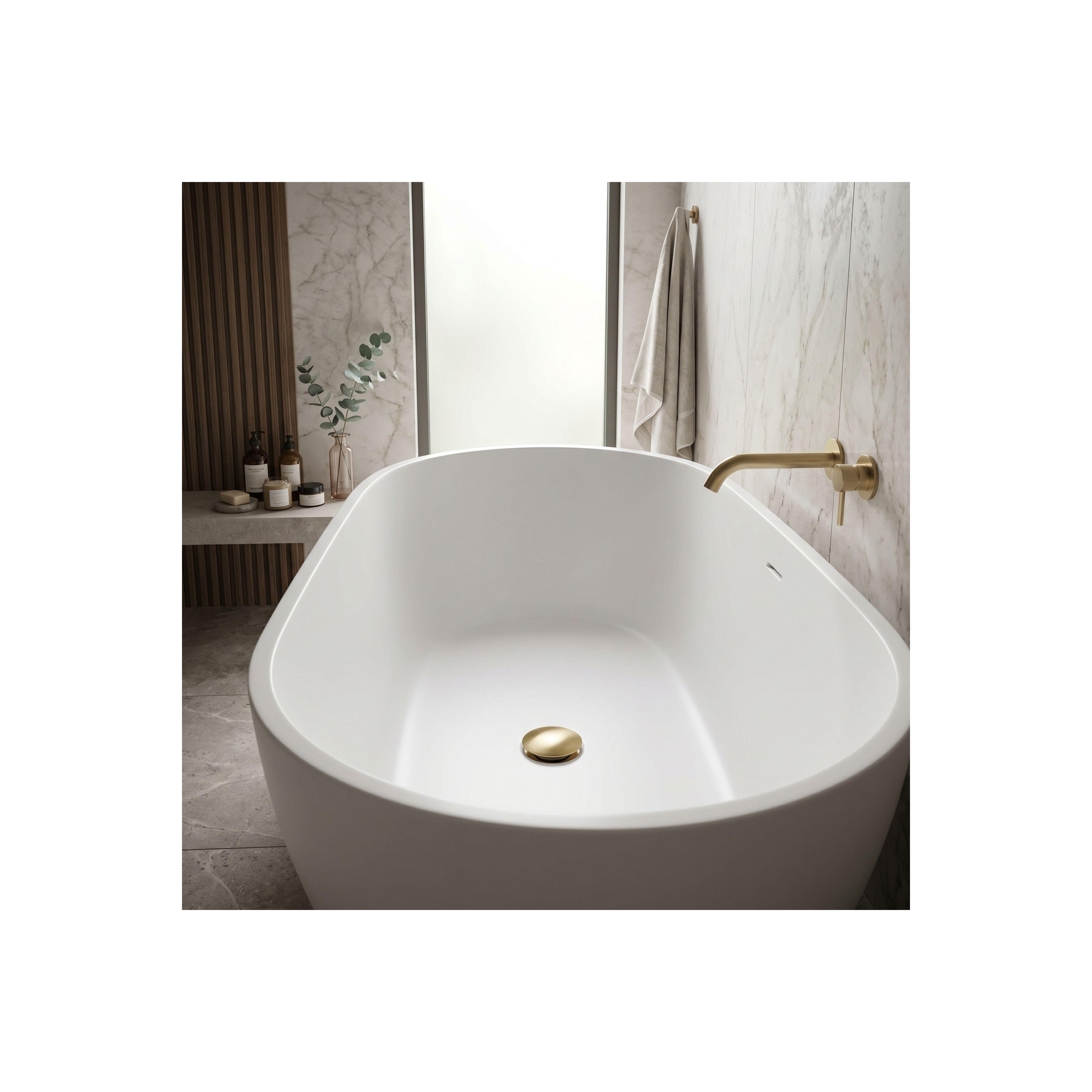 Wanne Stöpsel Klik-Klak Rea Brush Gold