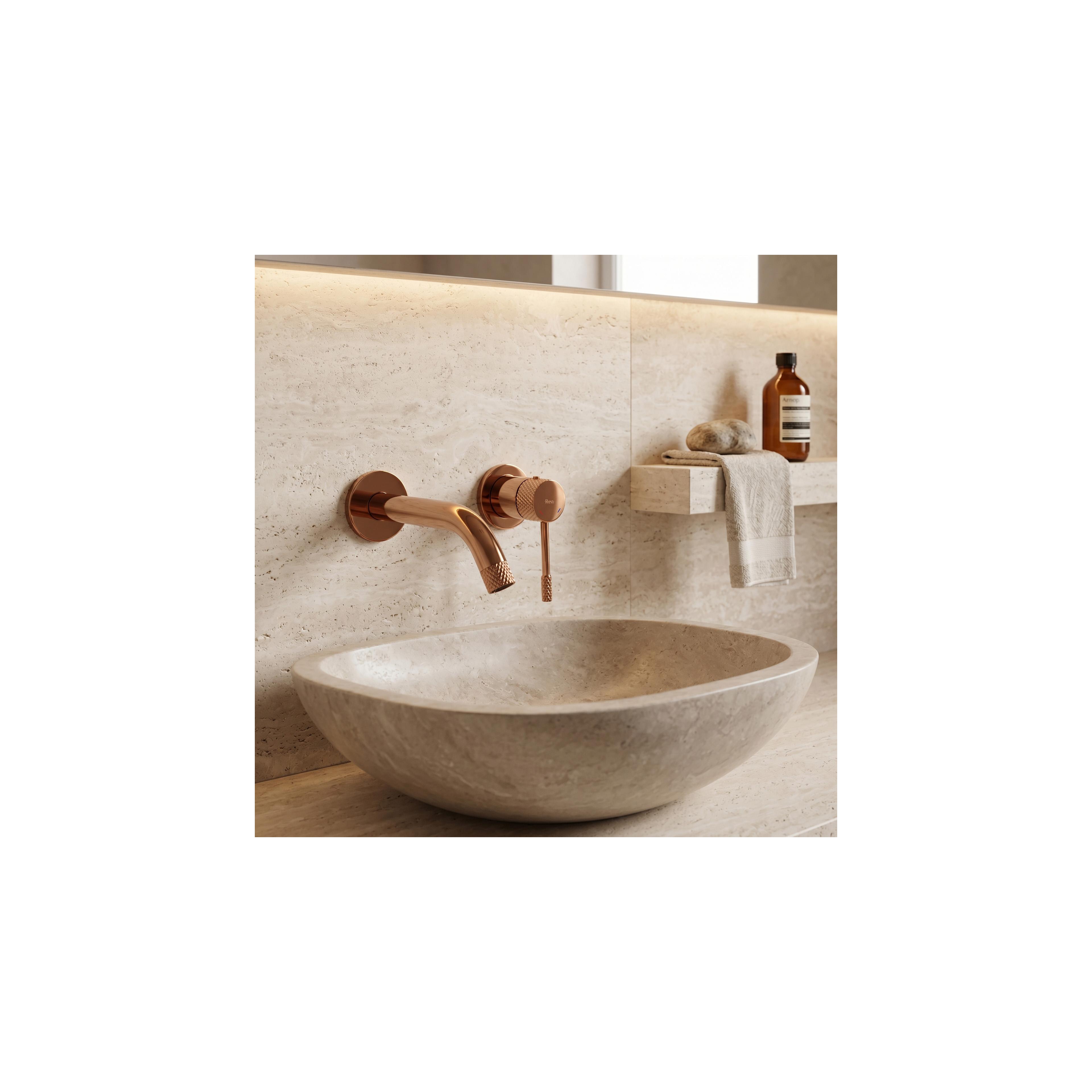Wall Mounted faucet REA Venti Copper