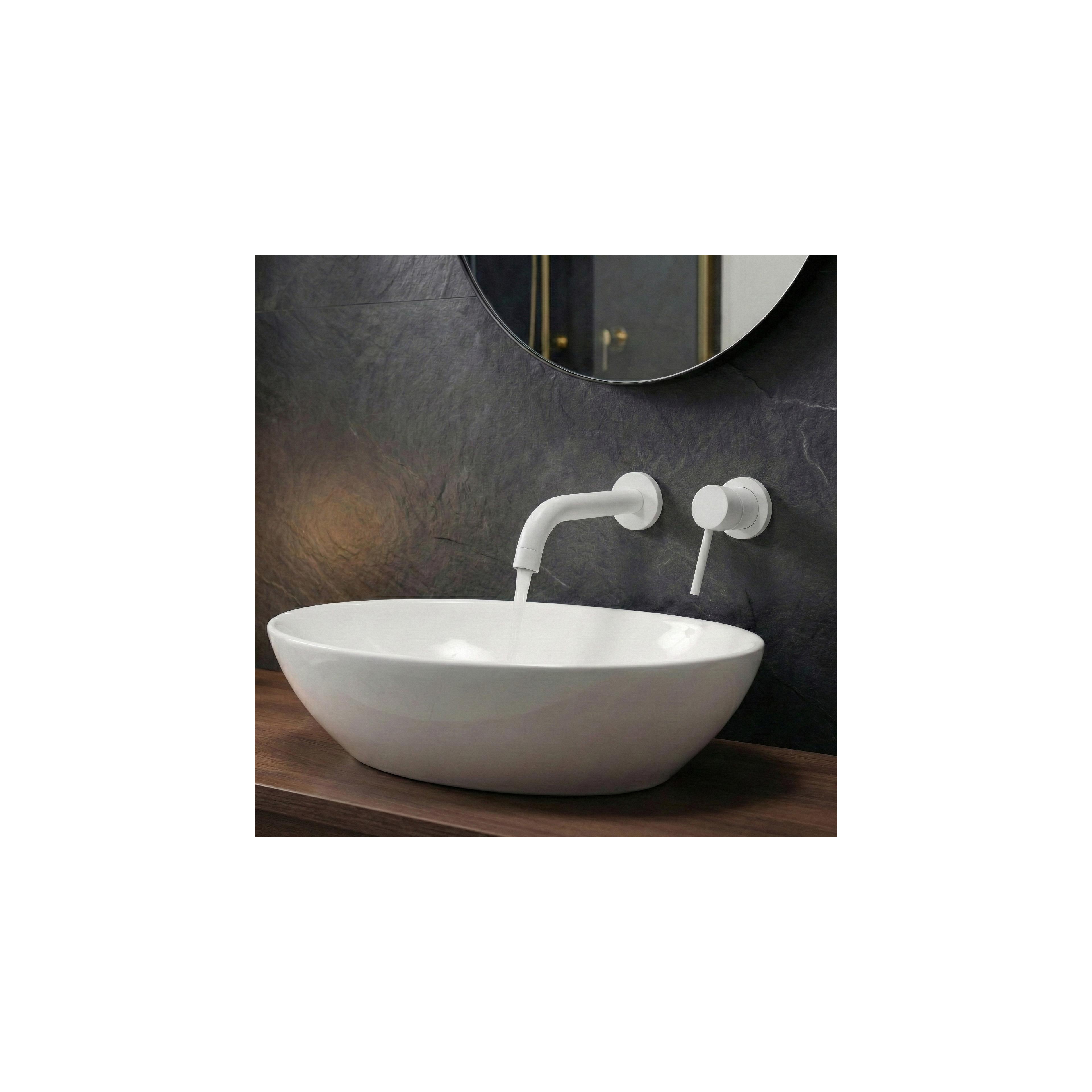 Auslauf für Unterputzarmatur Rea Lungo 20 cm White