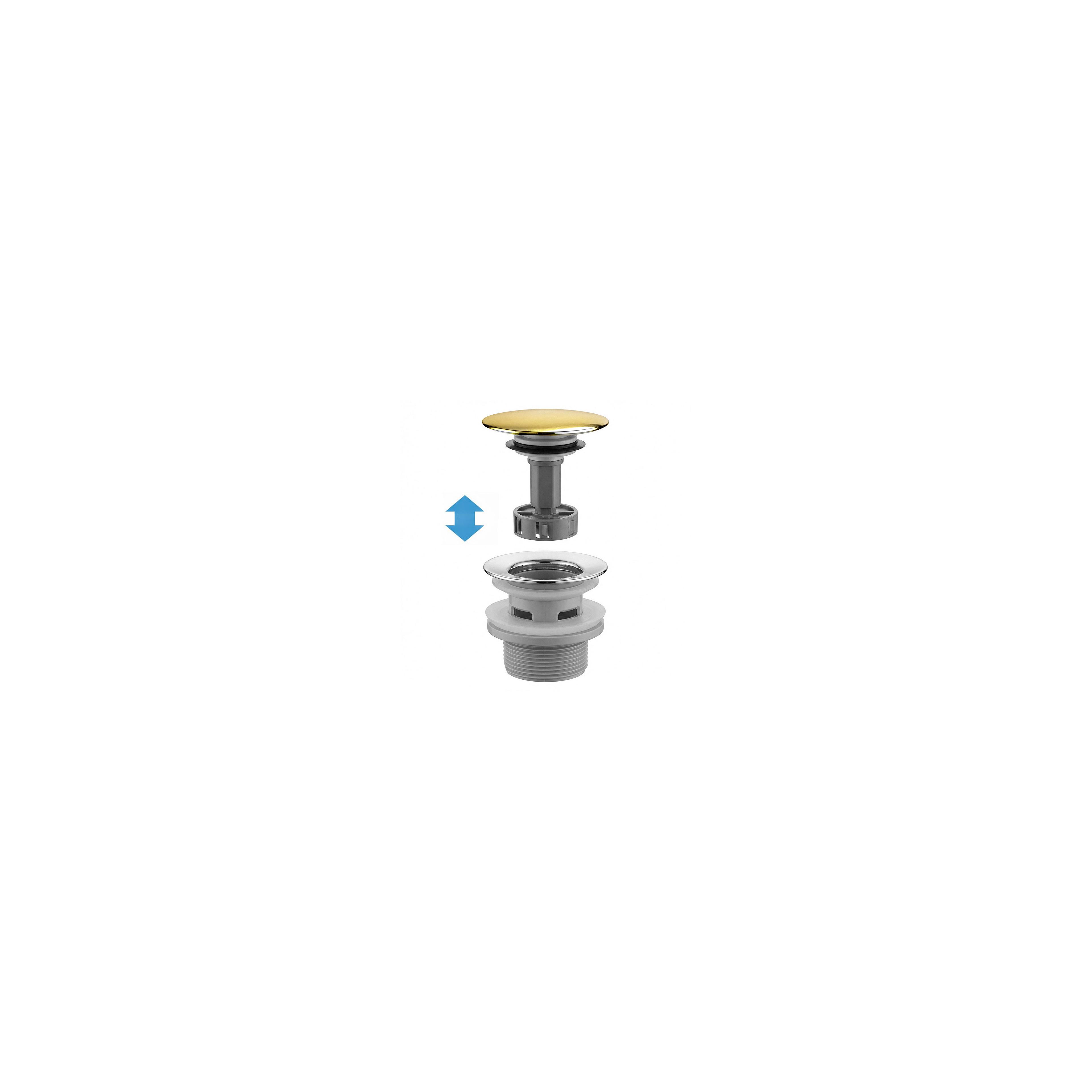 Waschbecken-Siphon Klik-Klak Universal REA Flow Gold