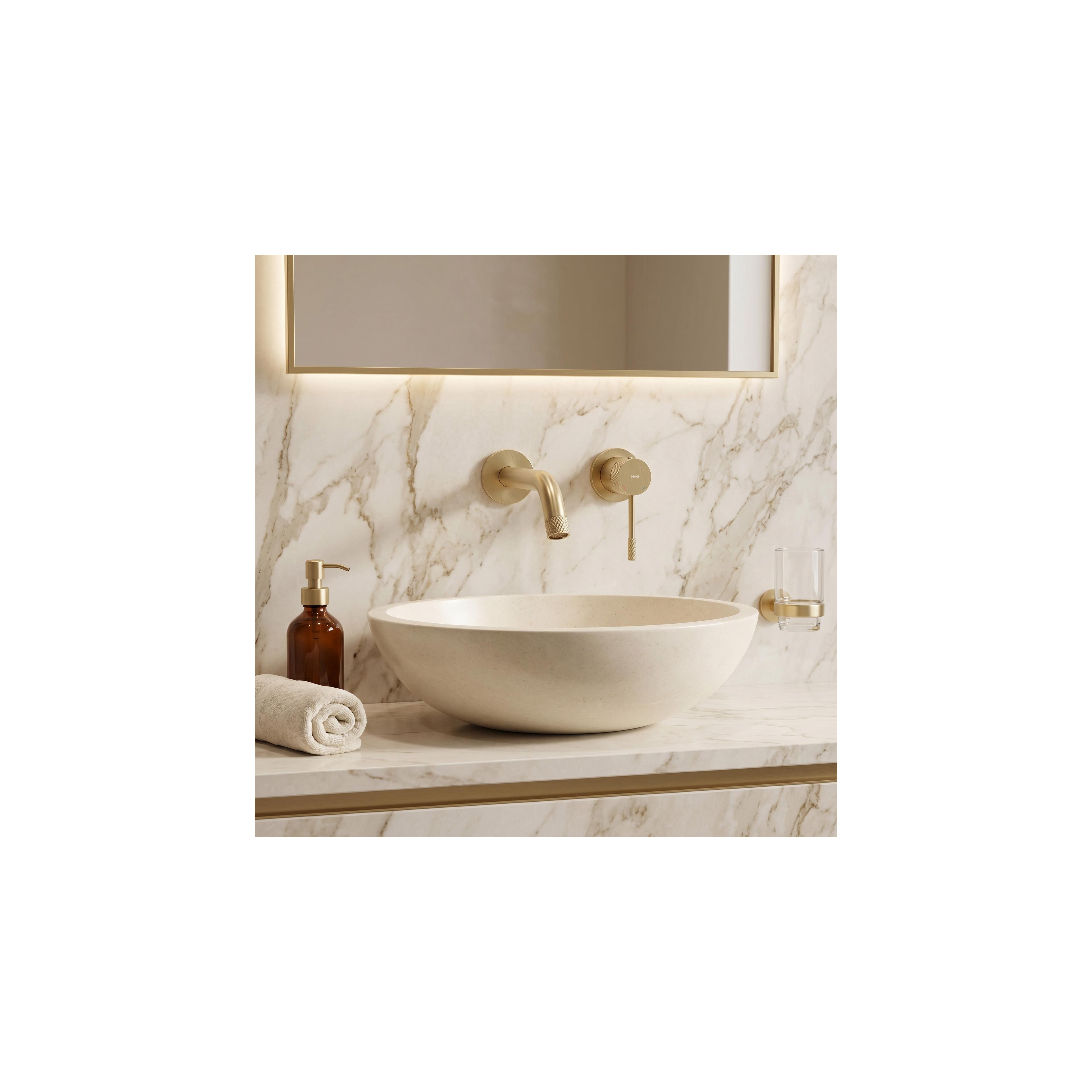Wall Mounted faucet REA Venti Brush Gold