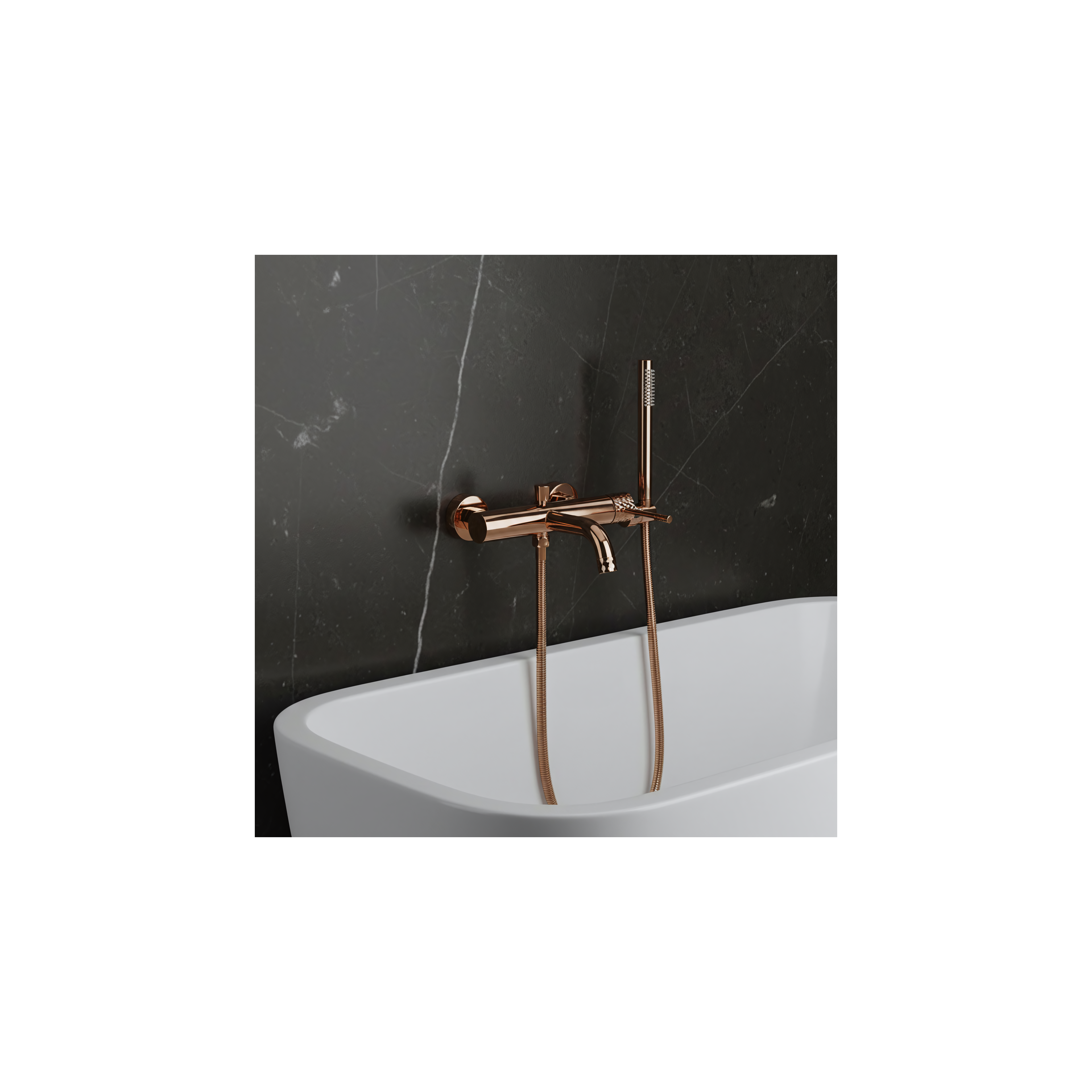Bathroom faucet Rea Lungo Diamond Copper