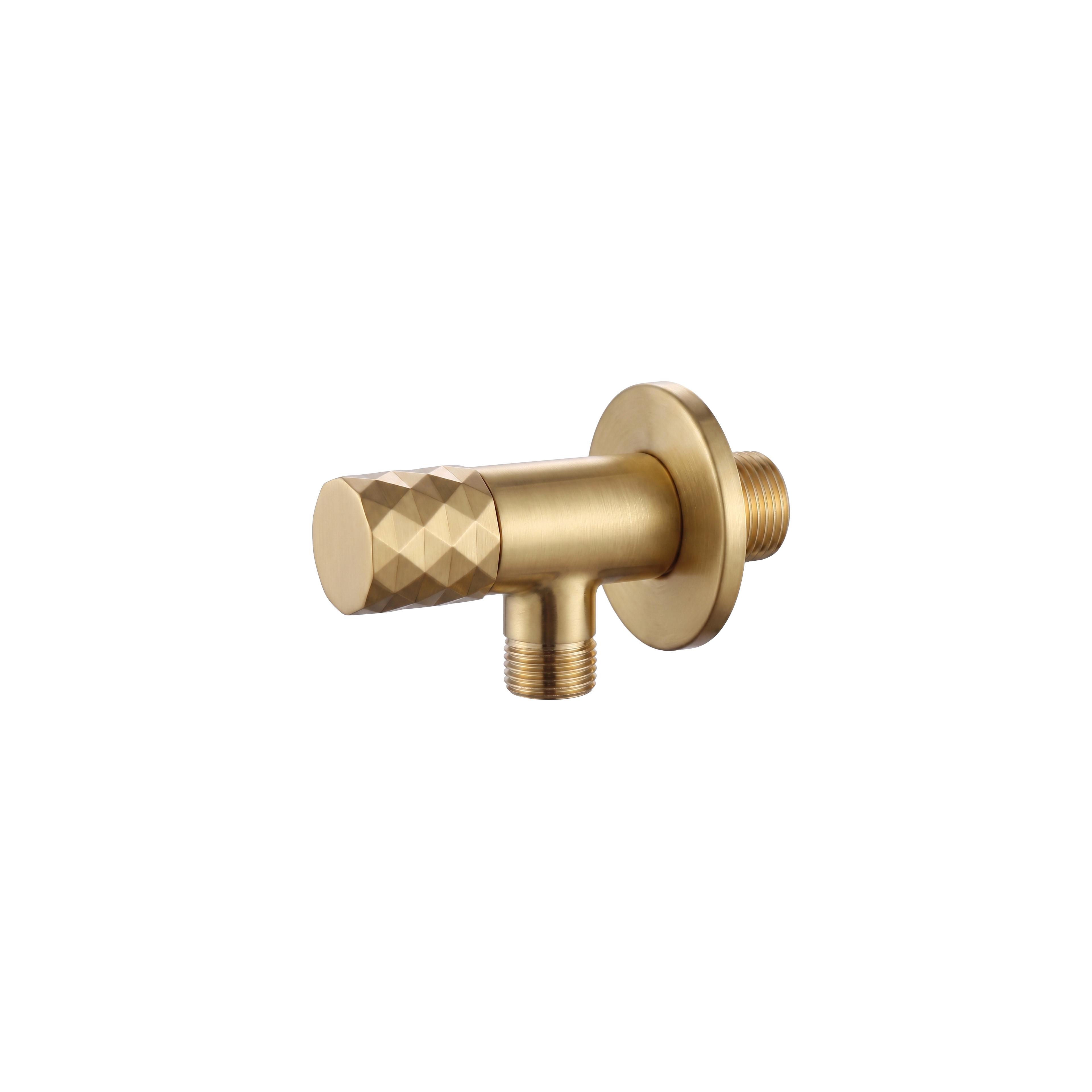 Eckventil Diamond 03 1/2" x 3/8" Brush Gold