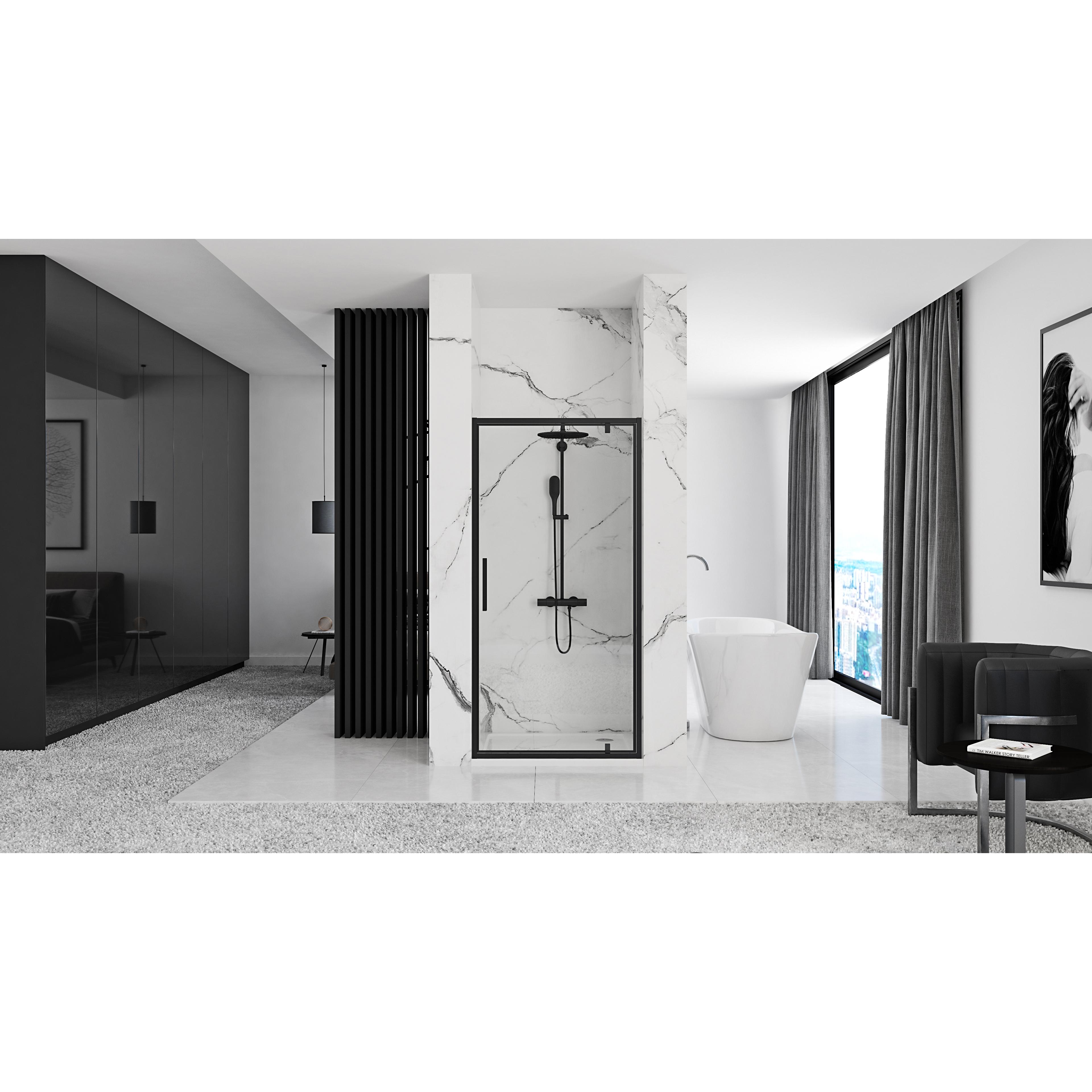 Porte de douche à entrouvrir Rapid Swing 80