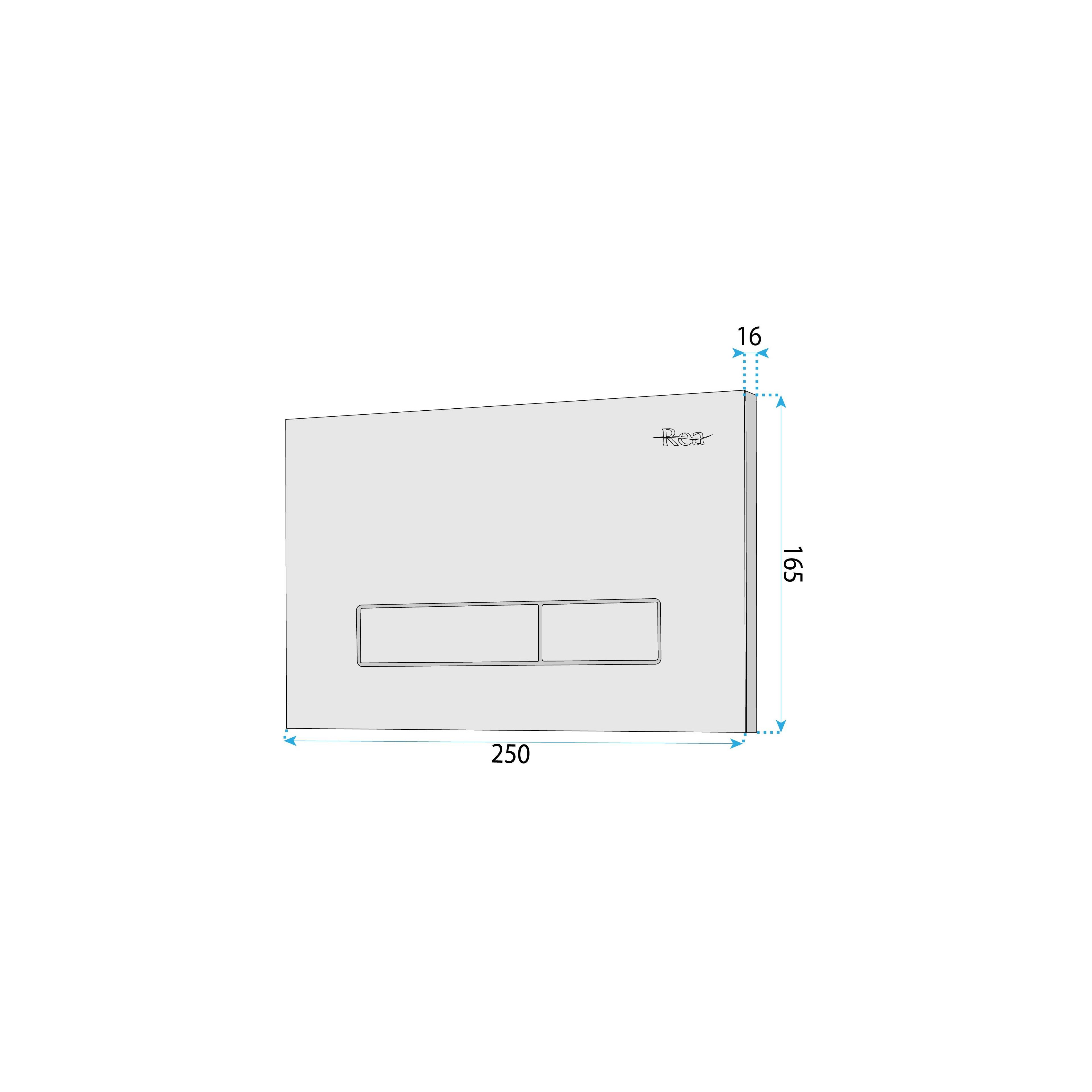 Drückplatte Rea HD K011A-Q und Slim 024N Black
