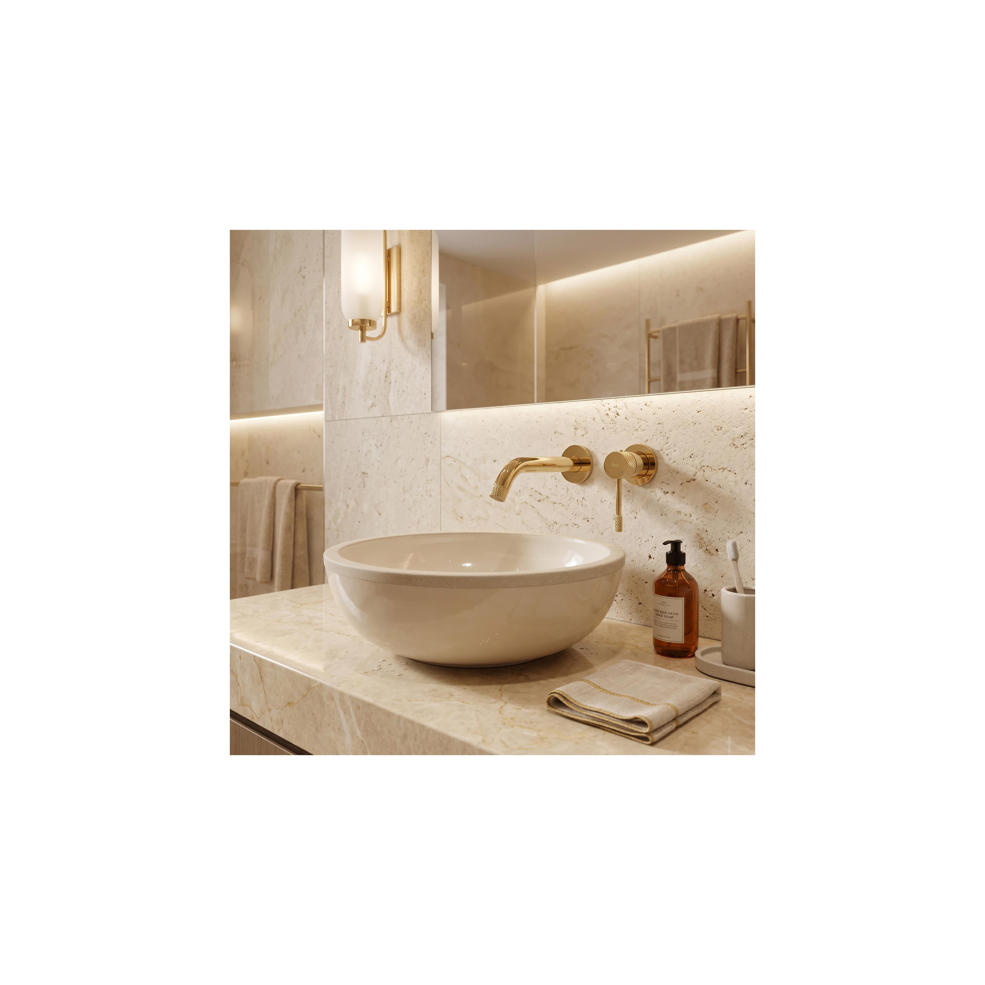 Wall Mounted faucet REA Venti Gold