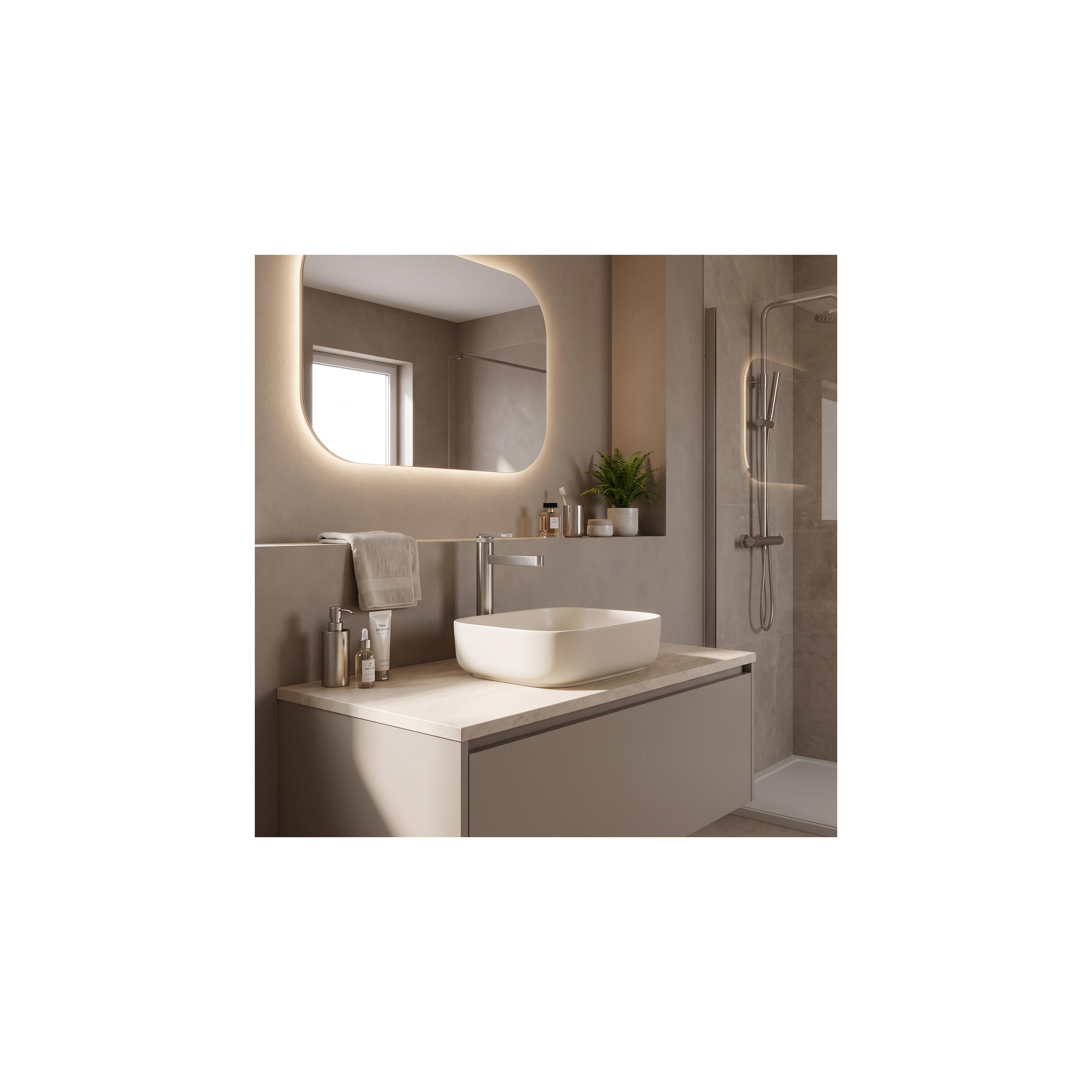 Bathroom faucet Rea Grace Brush Nickel High