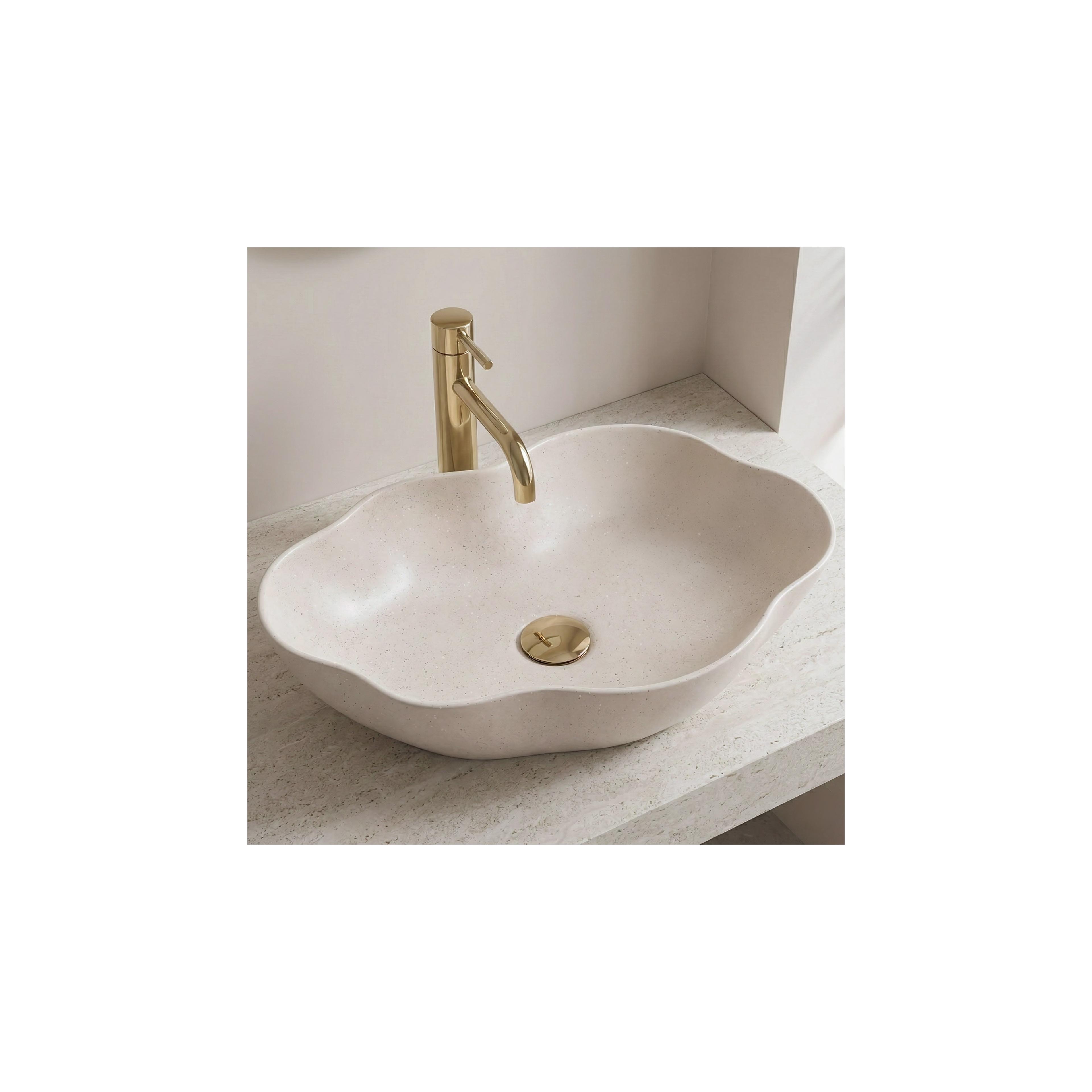 Umywalka nablatowa Rea Pearl Warm