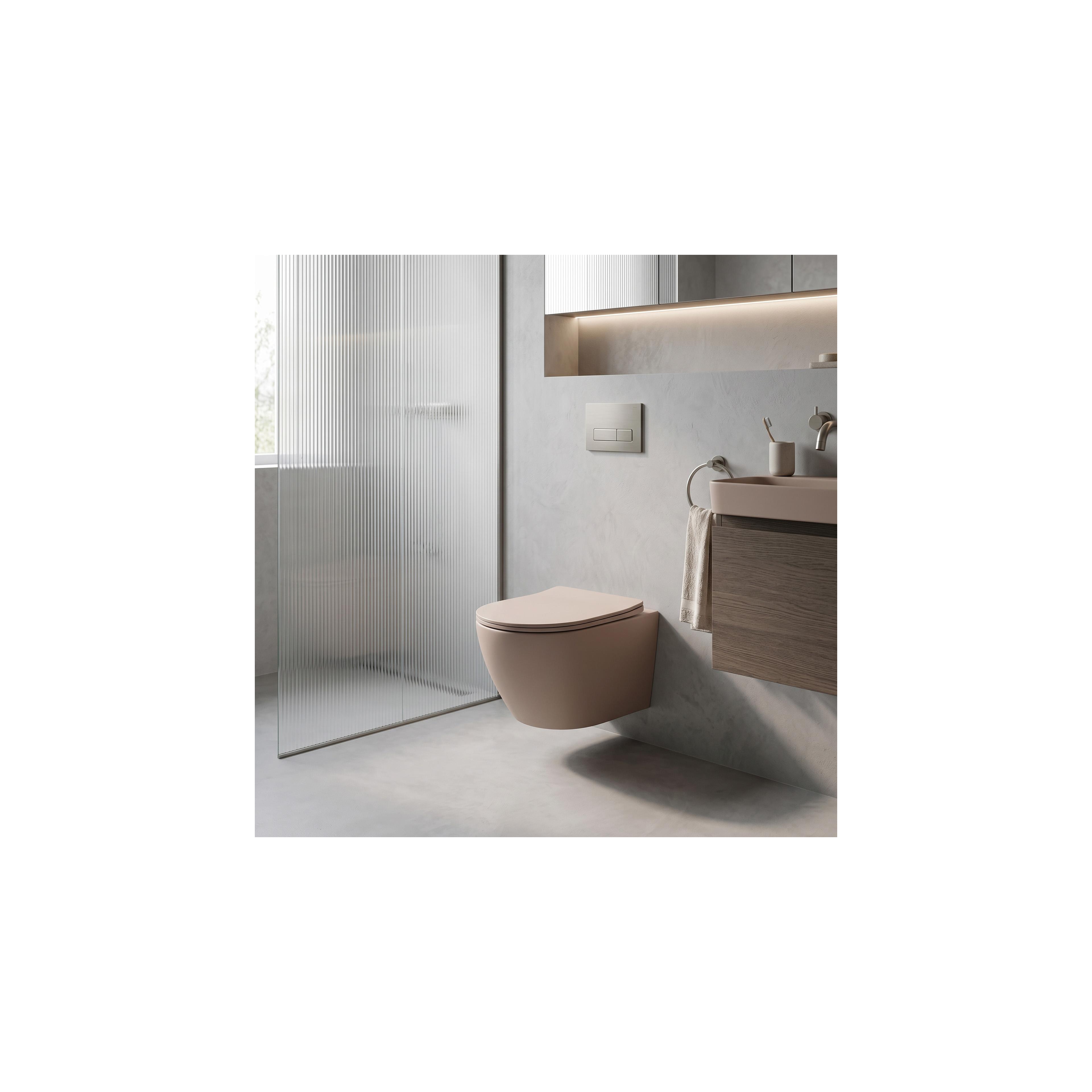 Wandhängendes WC REA Carlo Mini Tornado Mocca Matt