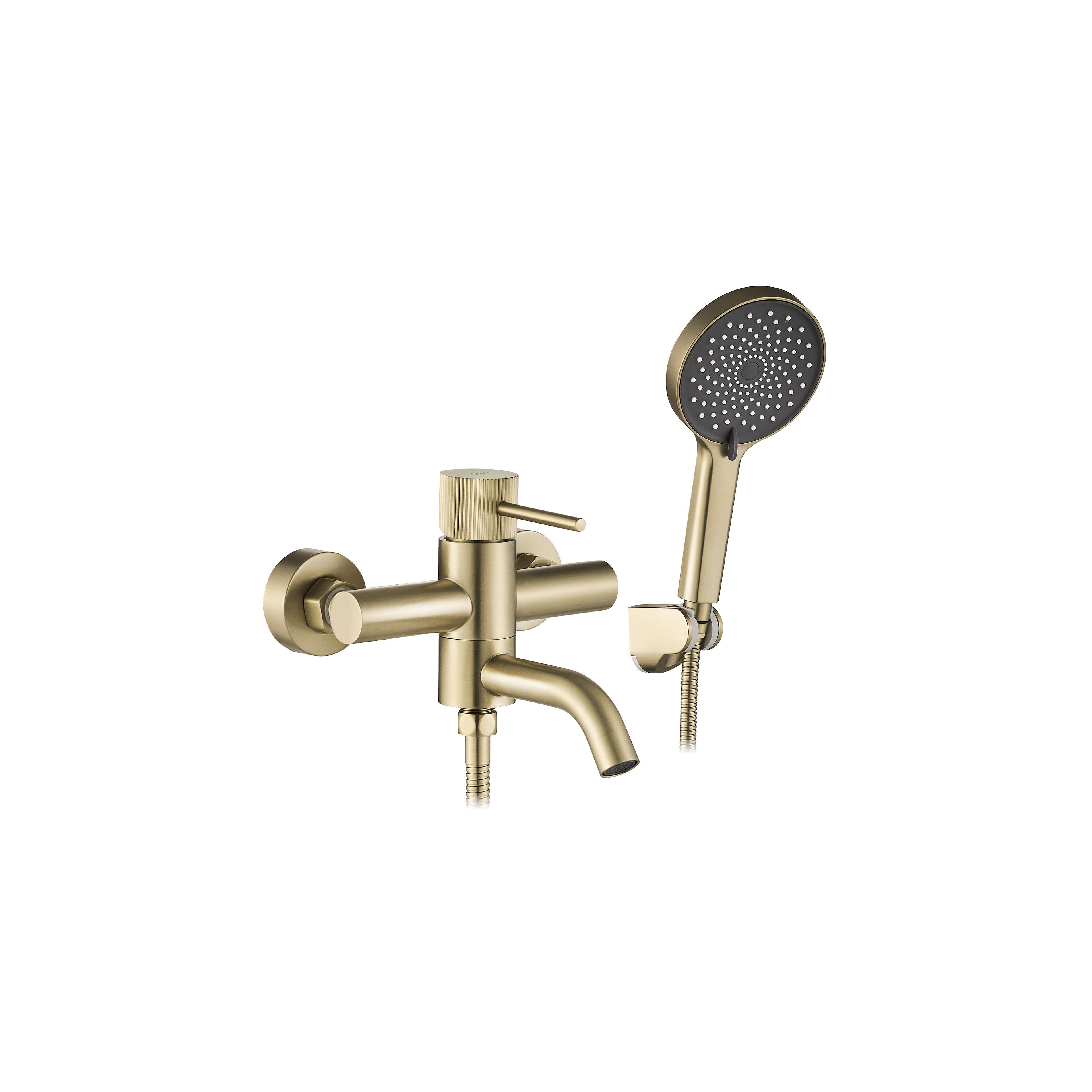 Rea Lungo Stripe vannas jaucējkrāns Gold Brush