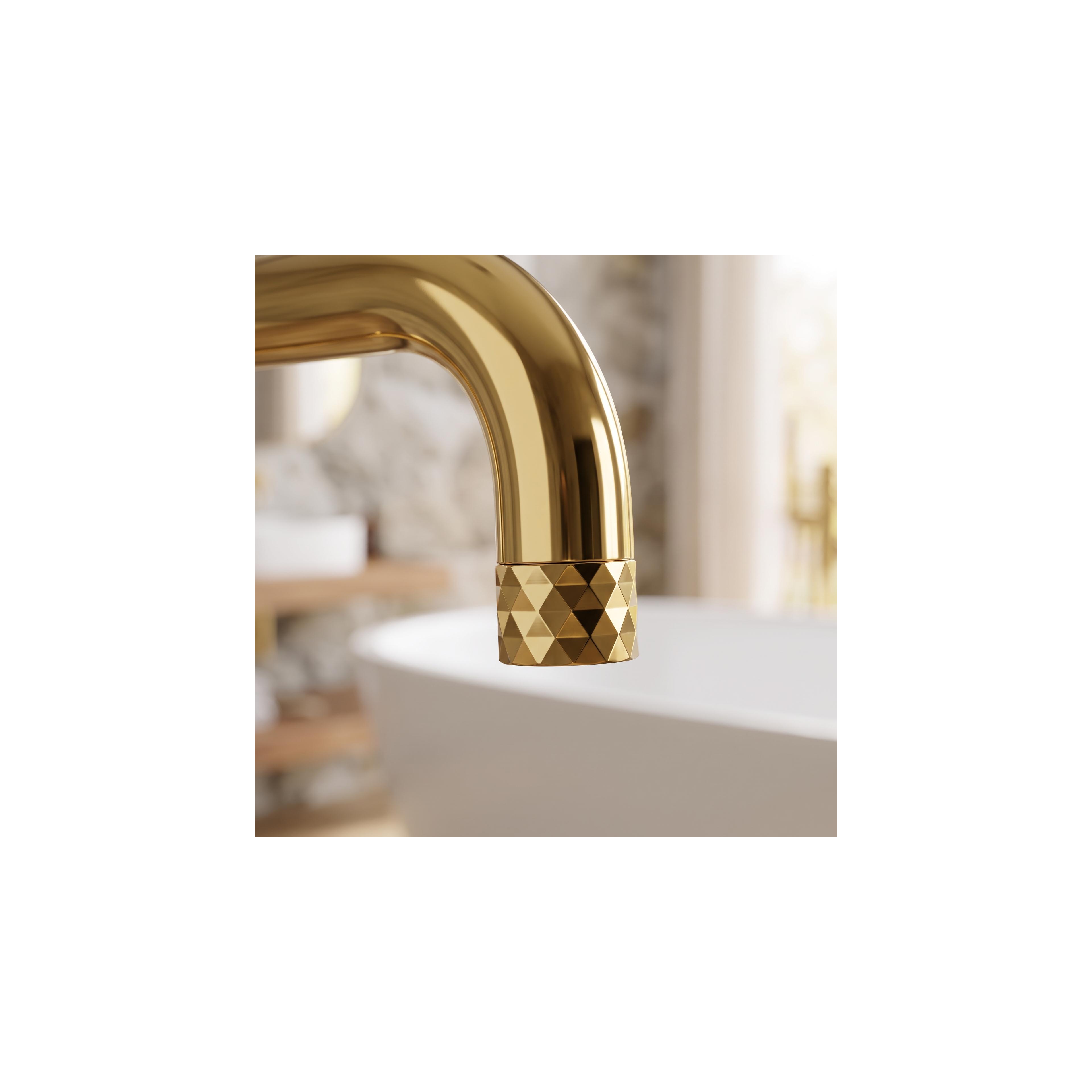 Free-standing faucet Rea Lungo Diamond Gold