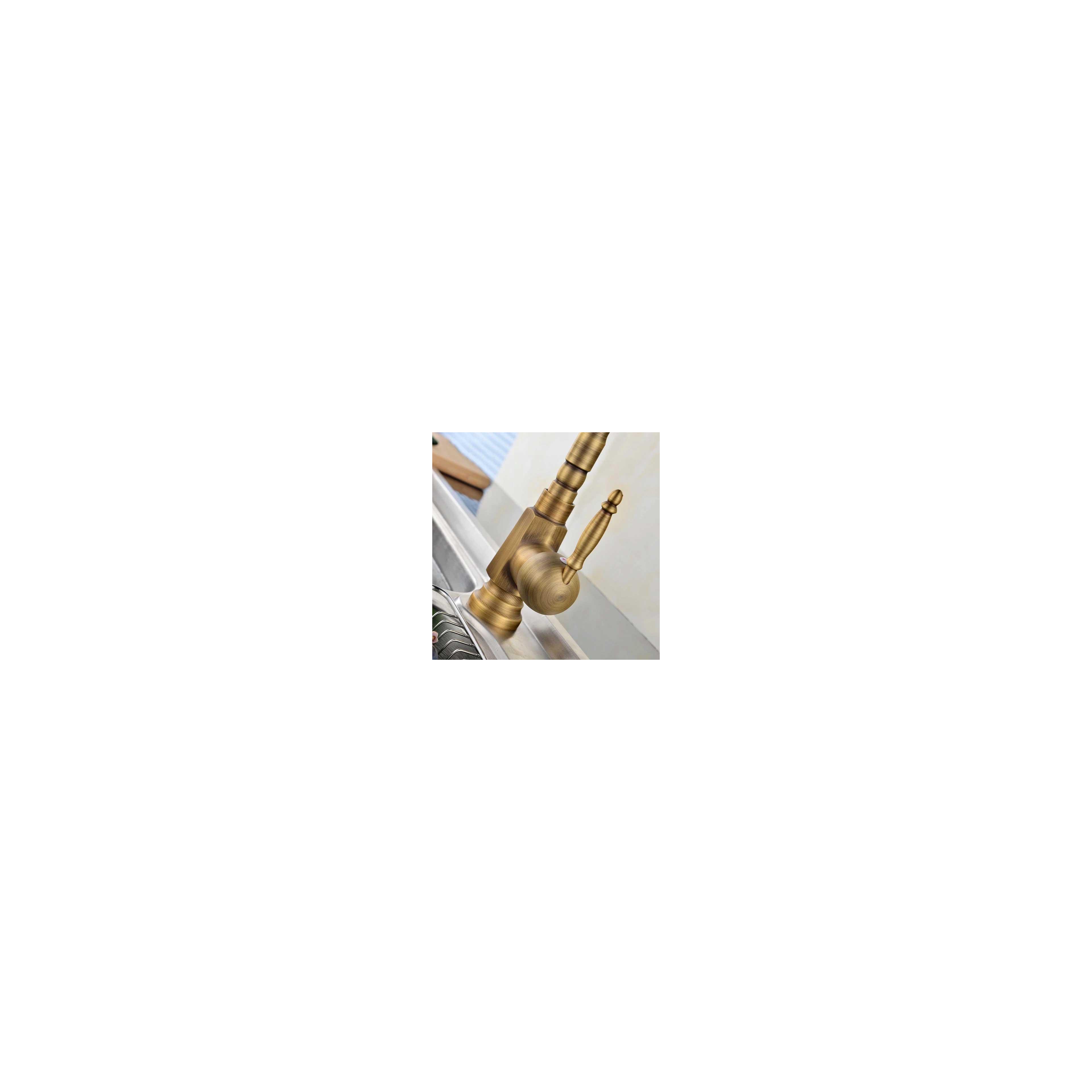 Waschbeckenarmatur Bona Old Gold high