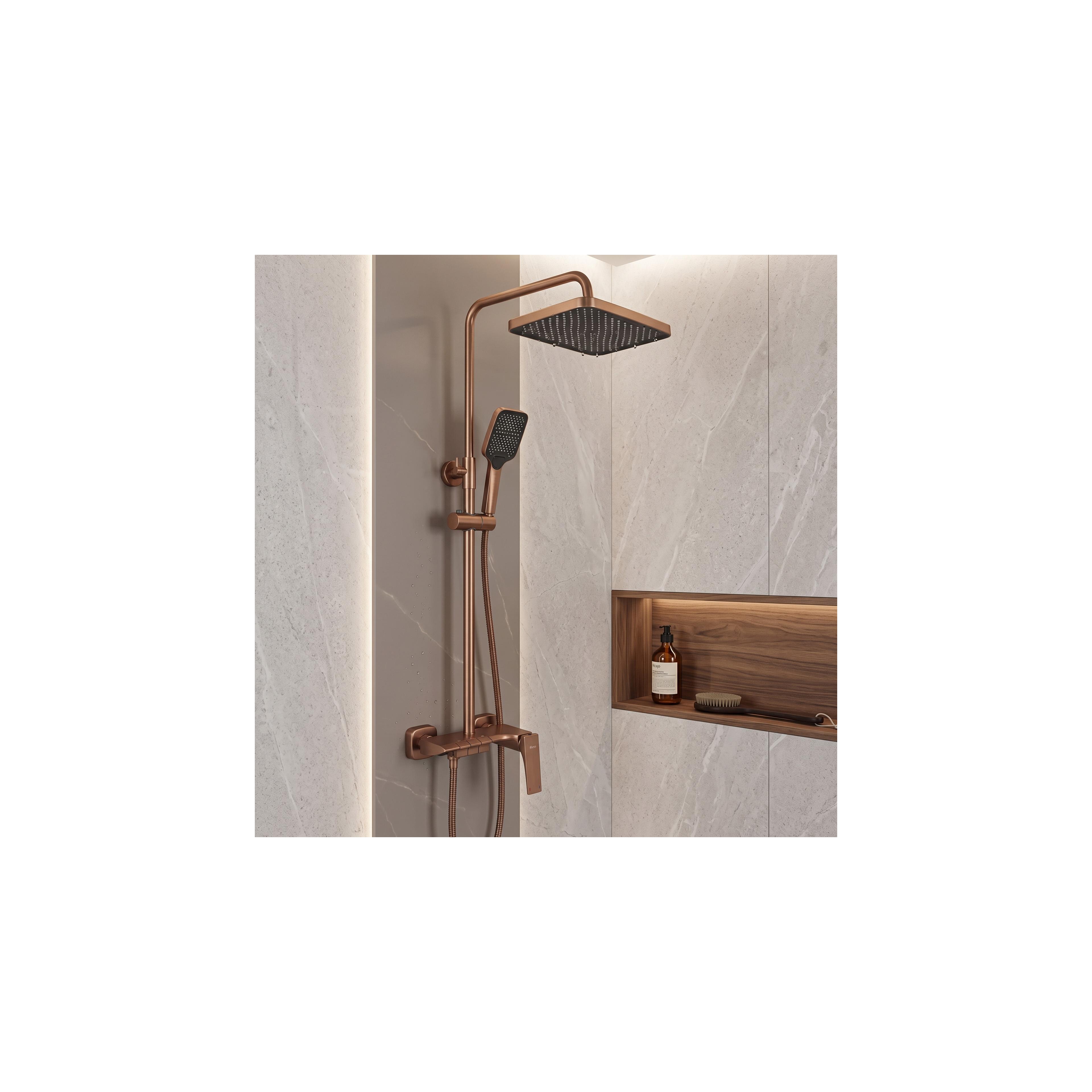 Duschset Rea JOE Brush Copper