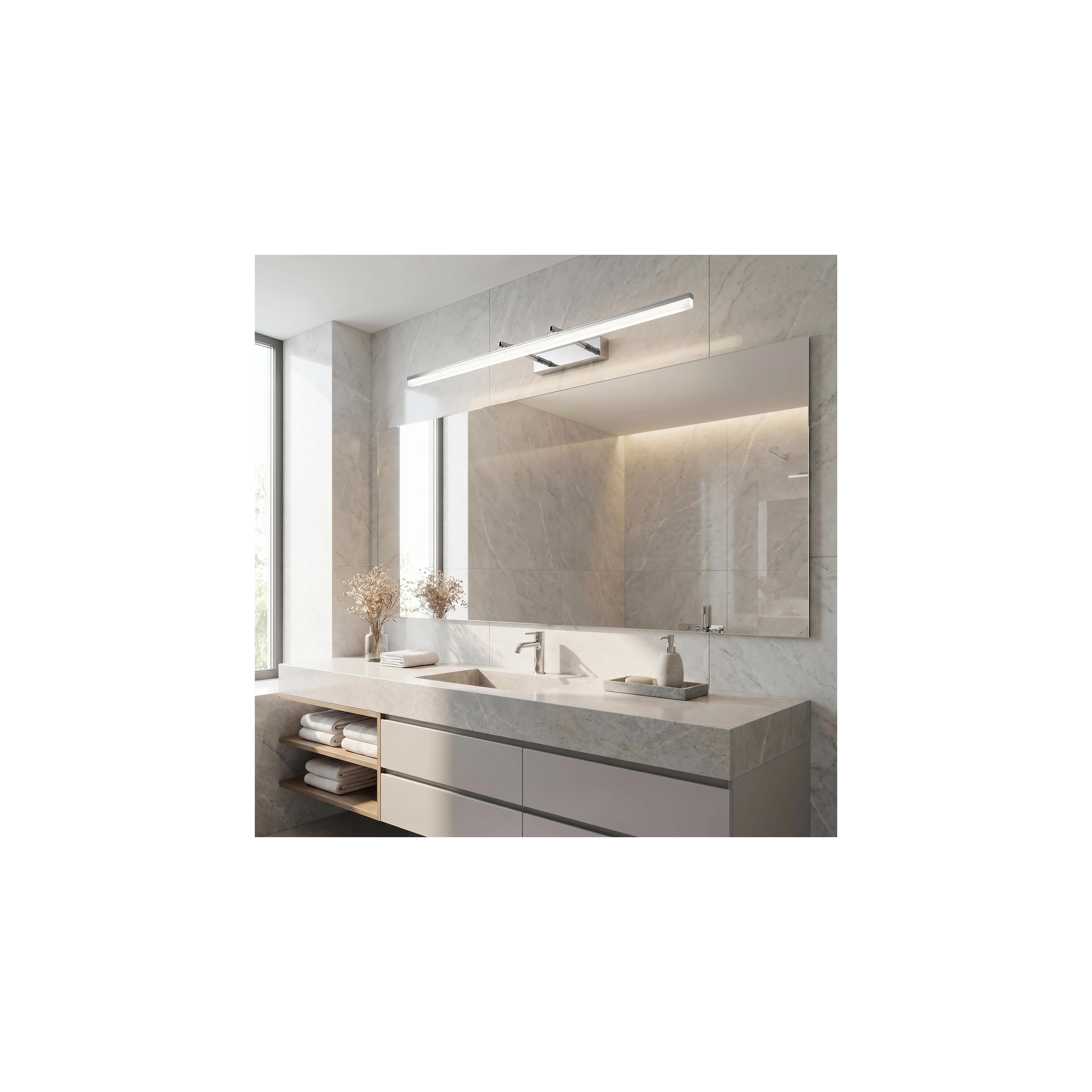 Bad LED-Wandleuchte APP1871-1W 80cm CHROME