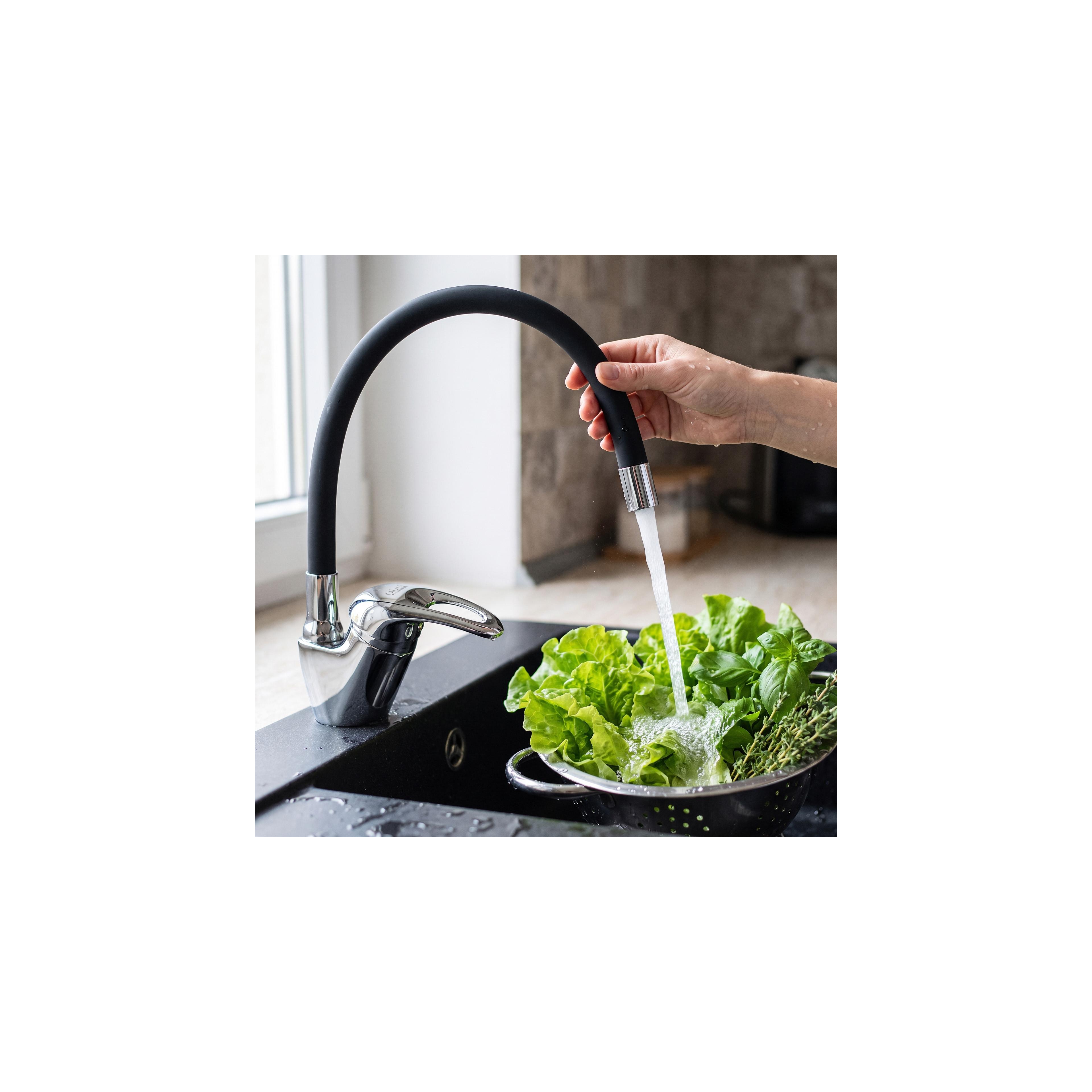 Kitchen faucet Calani LUPI black
