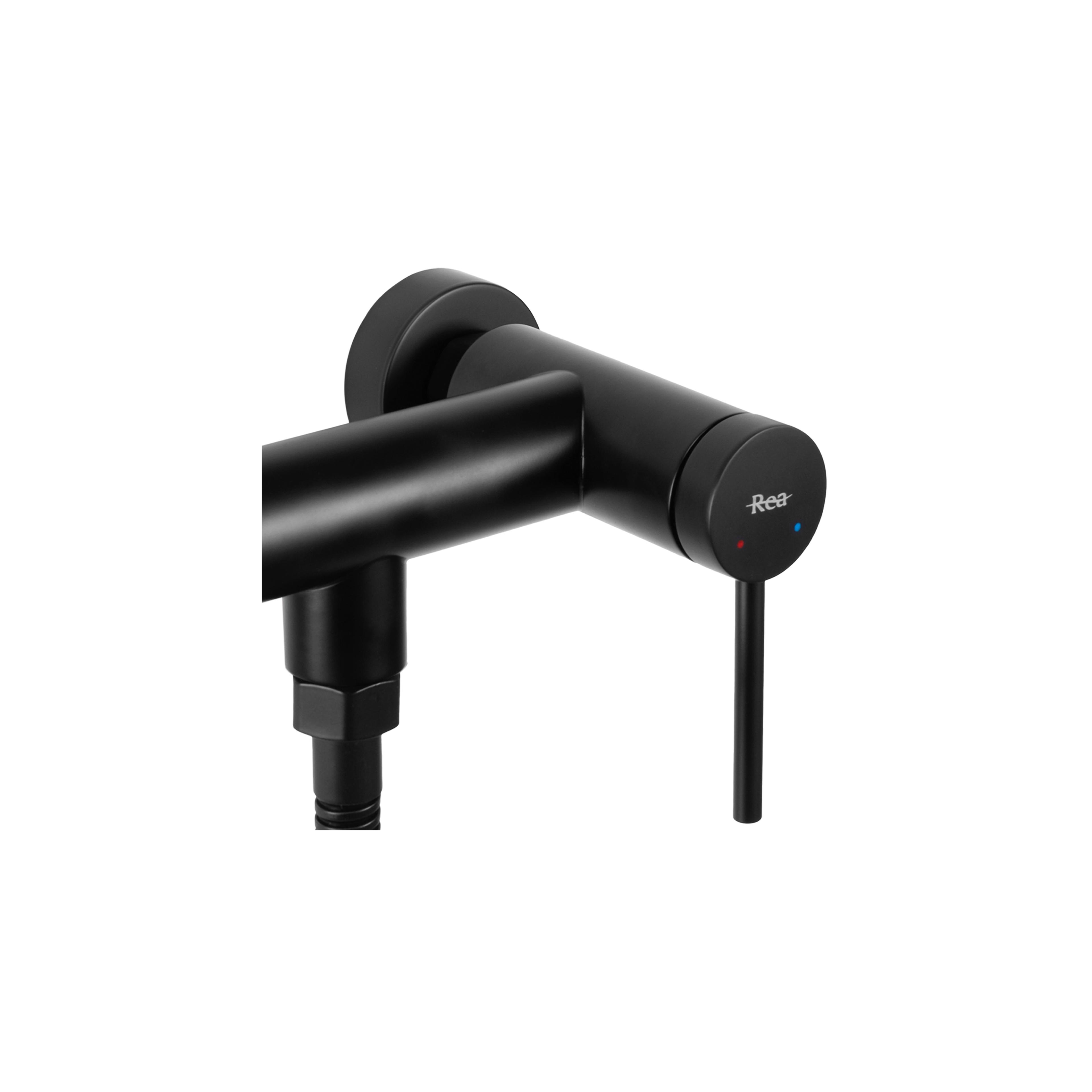 Tuš pipa REA Clif Black Matt