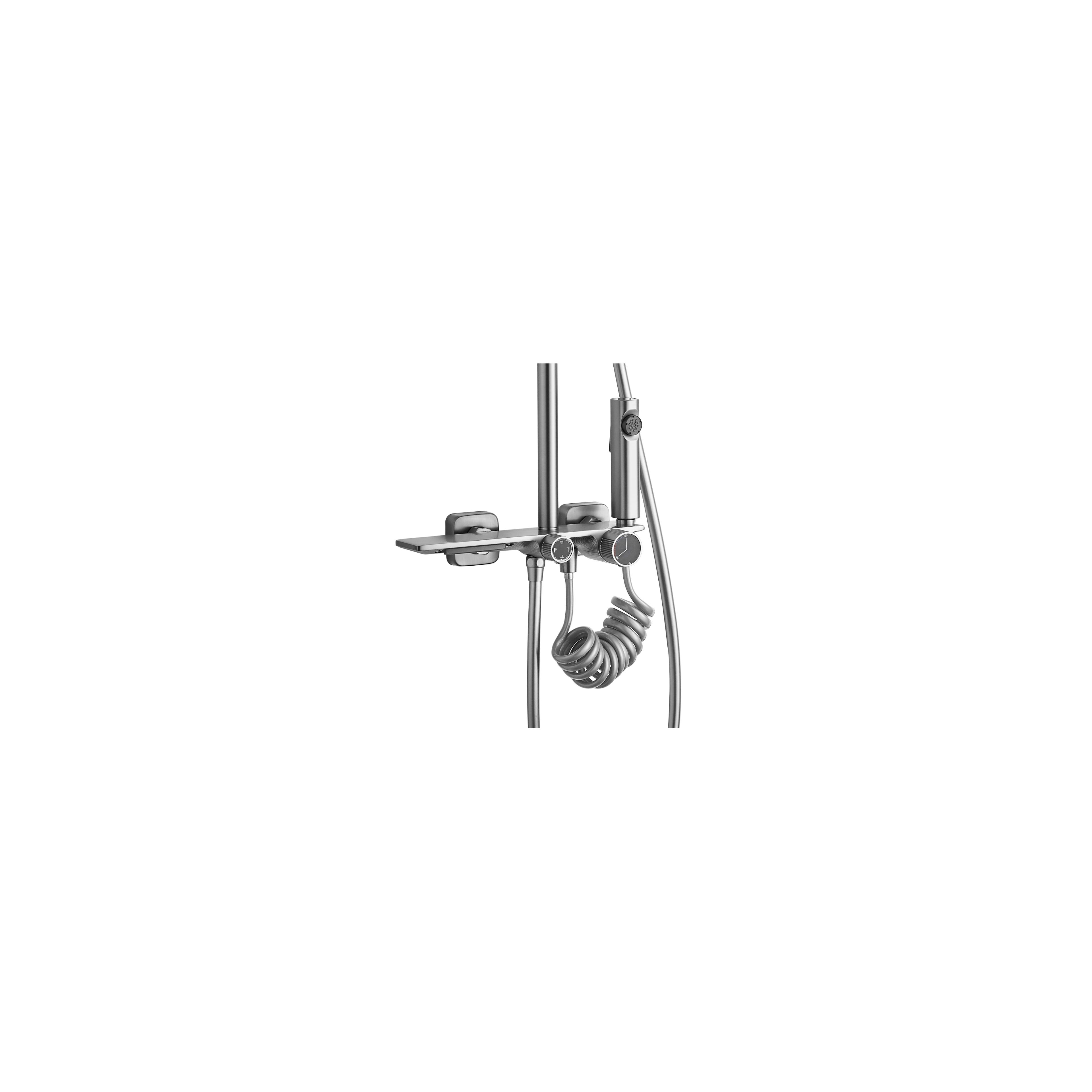 REA HELIX BRUSHED NICKEL INOX dušikomplekt