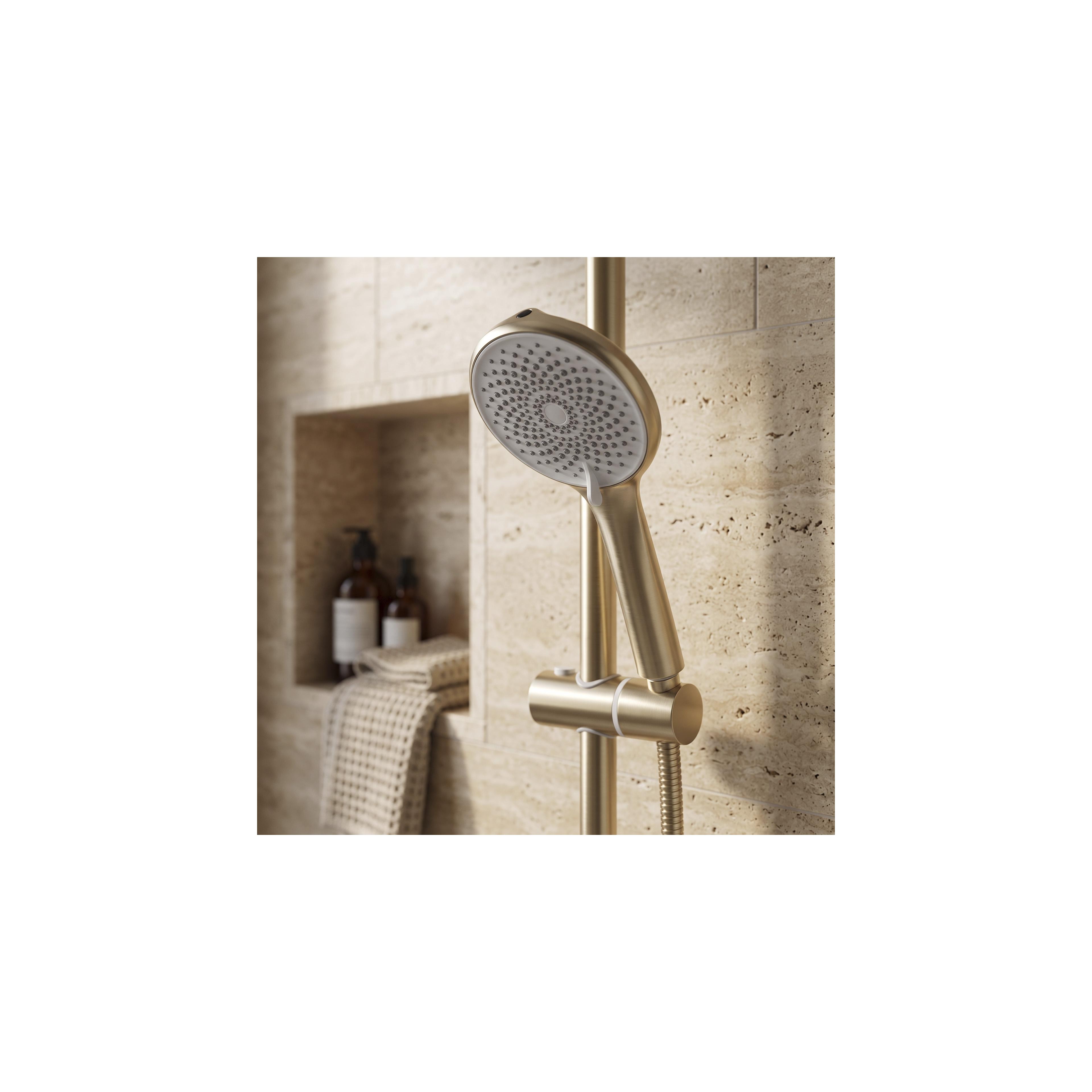 Kit de douche Rea Foss Clif Brush Gold