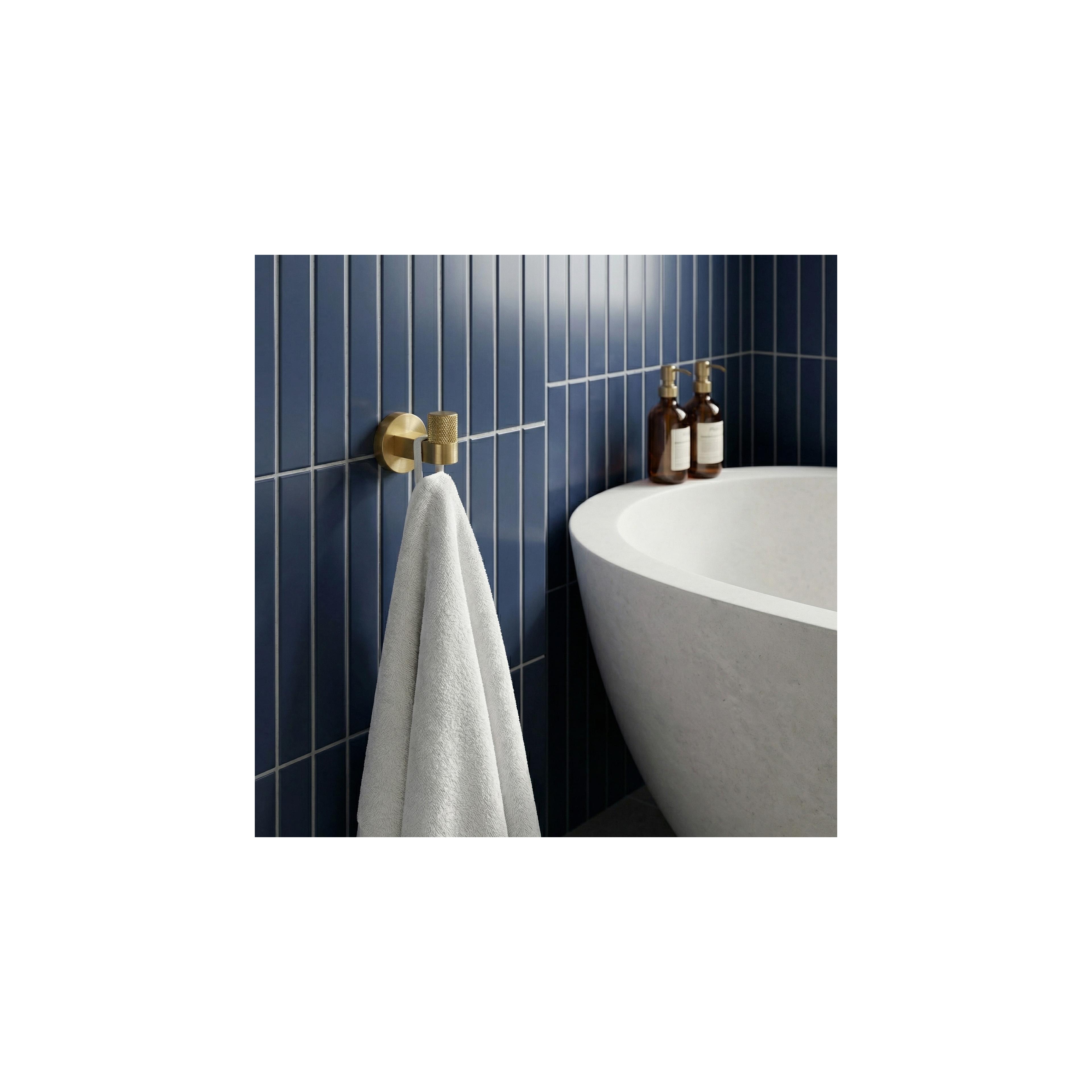 Bathroom hook 39104 ORI Brush Gold