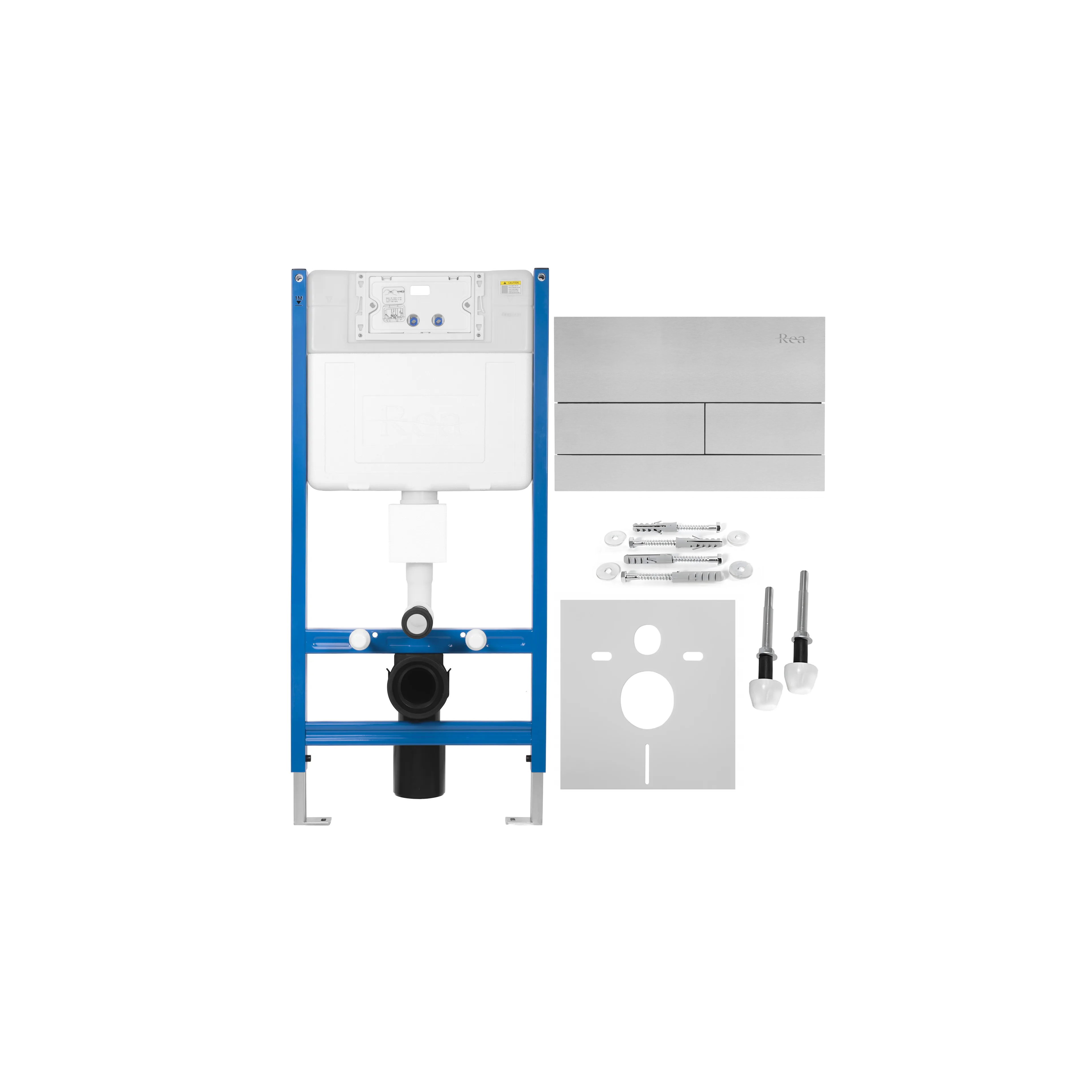 Vorwandelement für WC K011A-Q Rea T Brush Steel