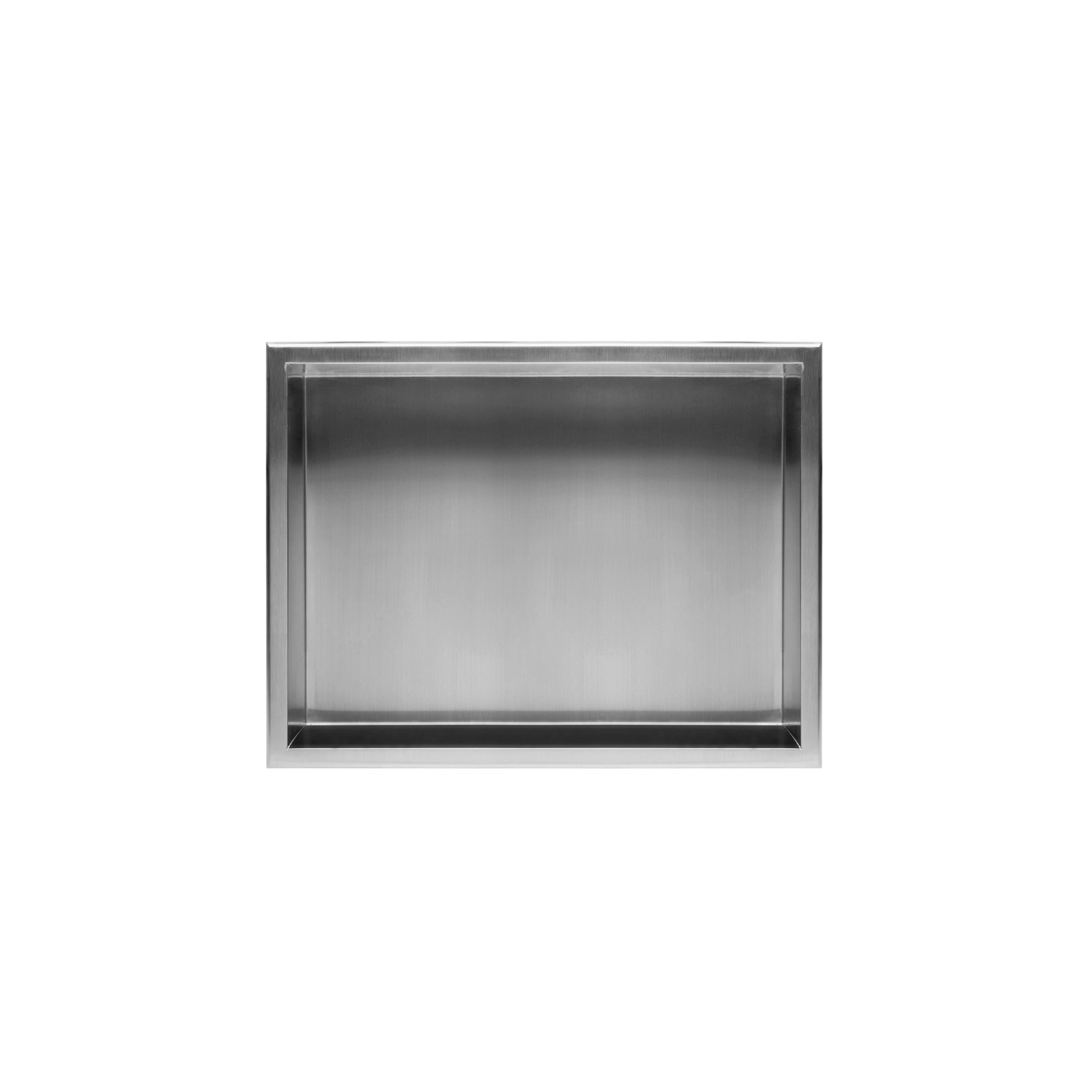 NISCHENREGAL BADEZIMMER 30x45 stahl gebürstet