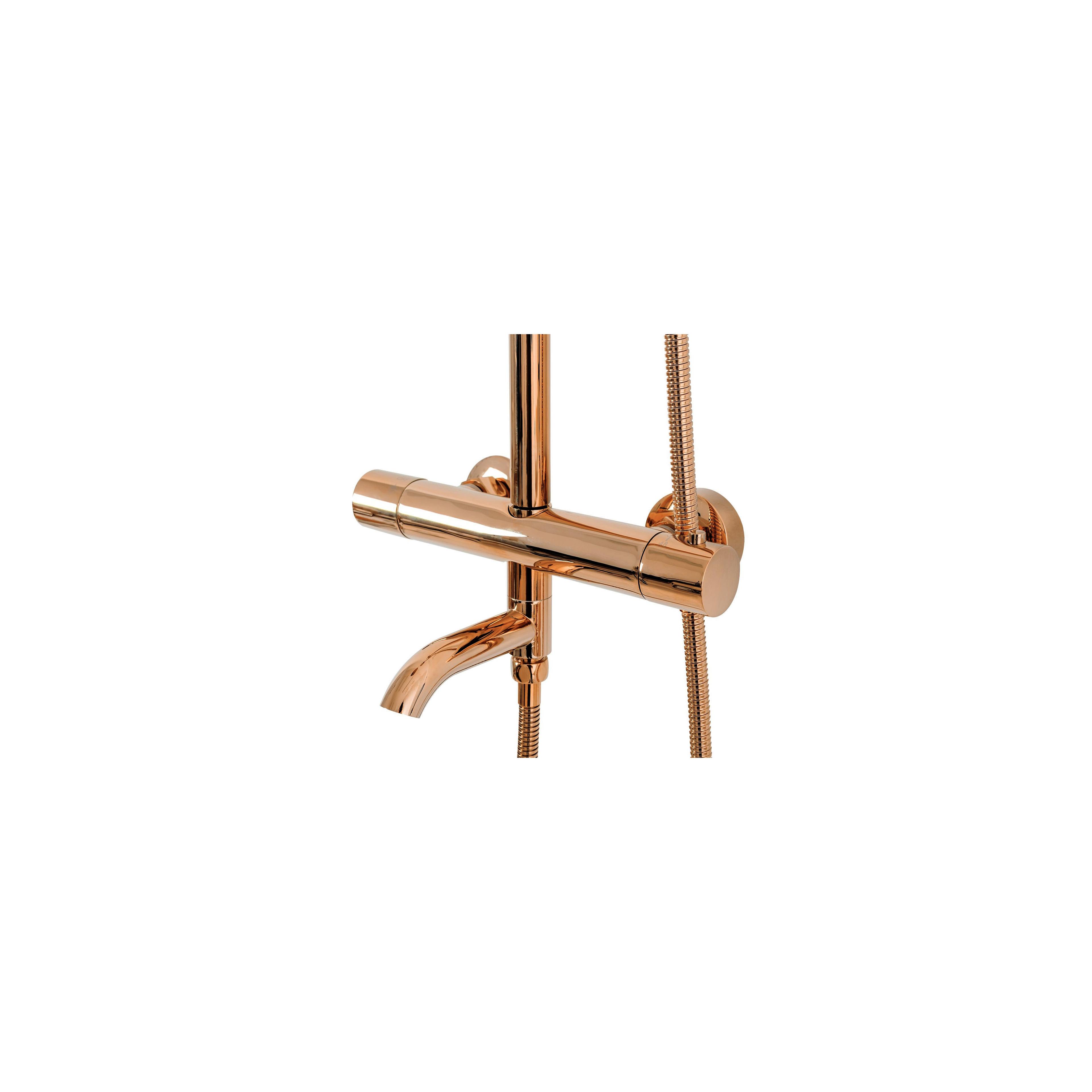 Kit de douche avec thermostat REA Lungo Copper