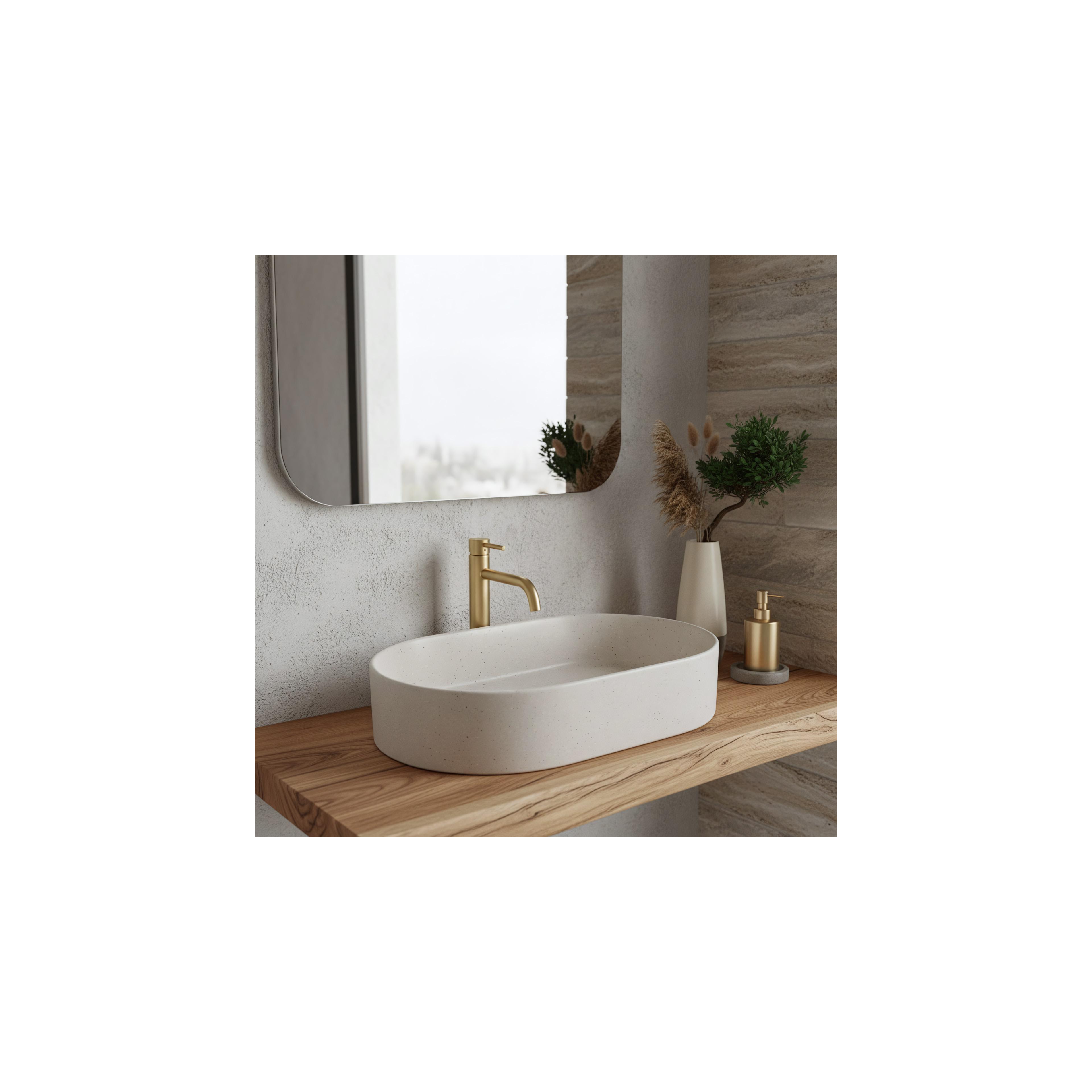 Aufsatzwaschbecken Rea Nadia 60 Sandy