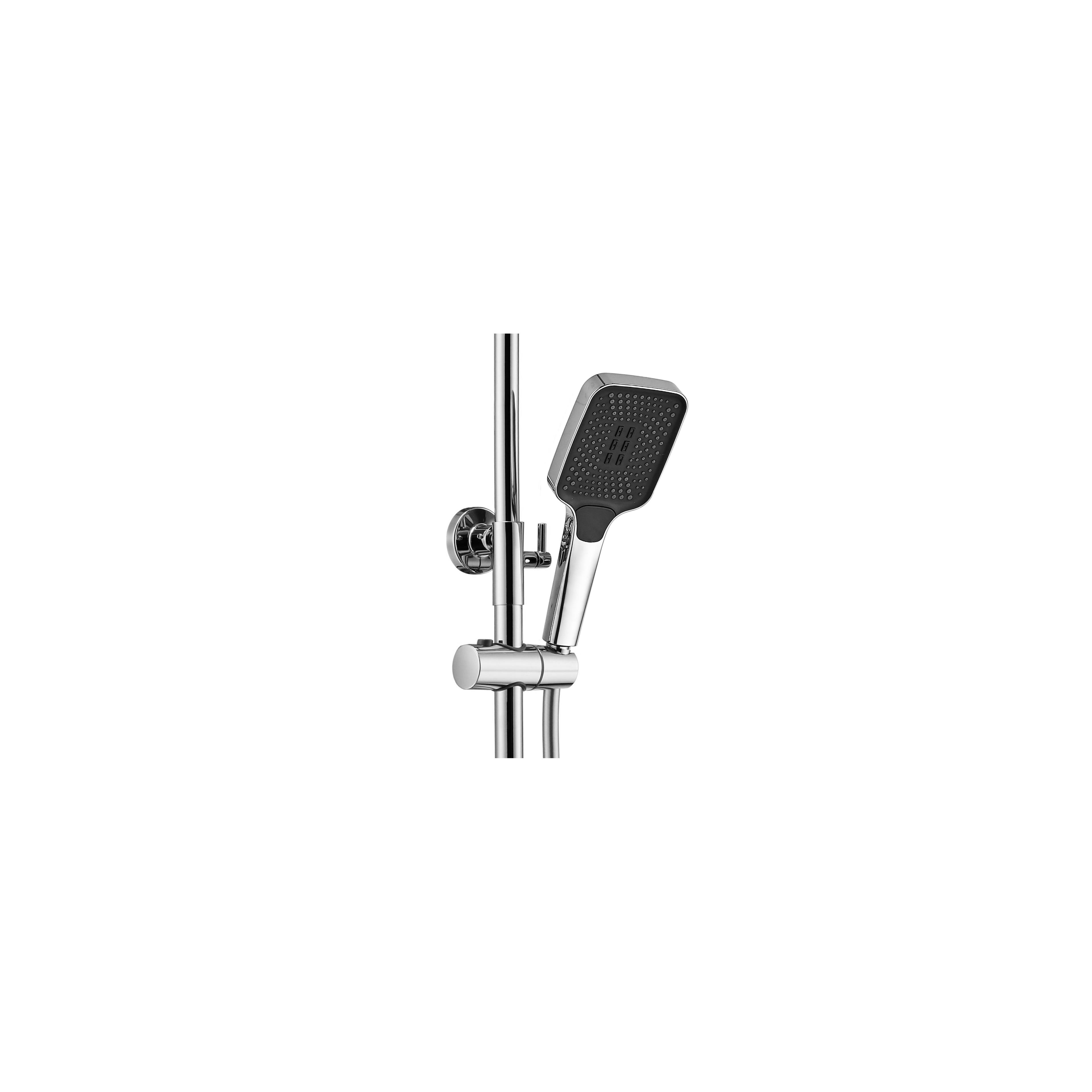 Duschgarnitur mit Thermostat REA ROB Chrome
