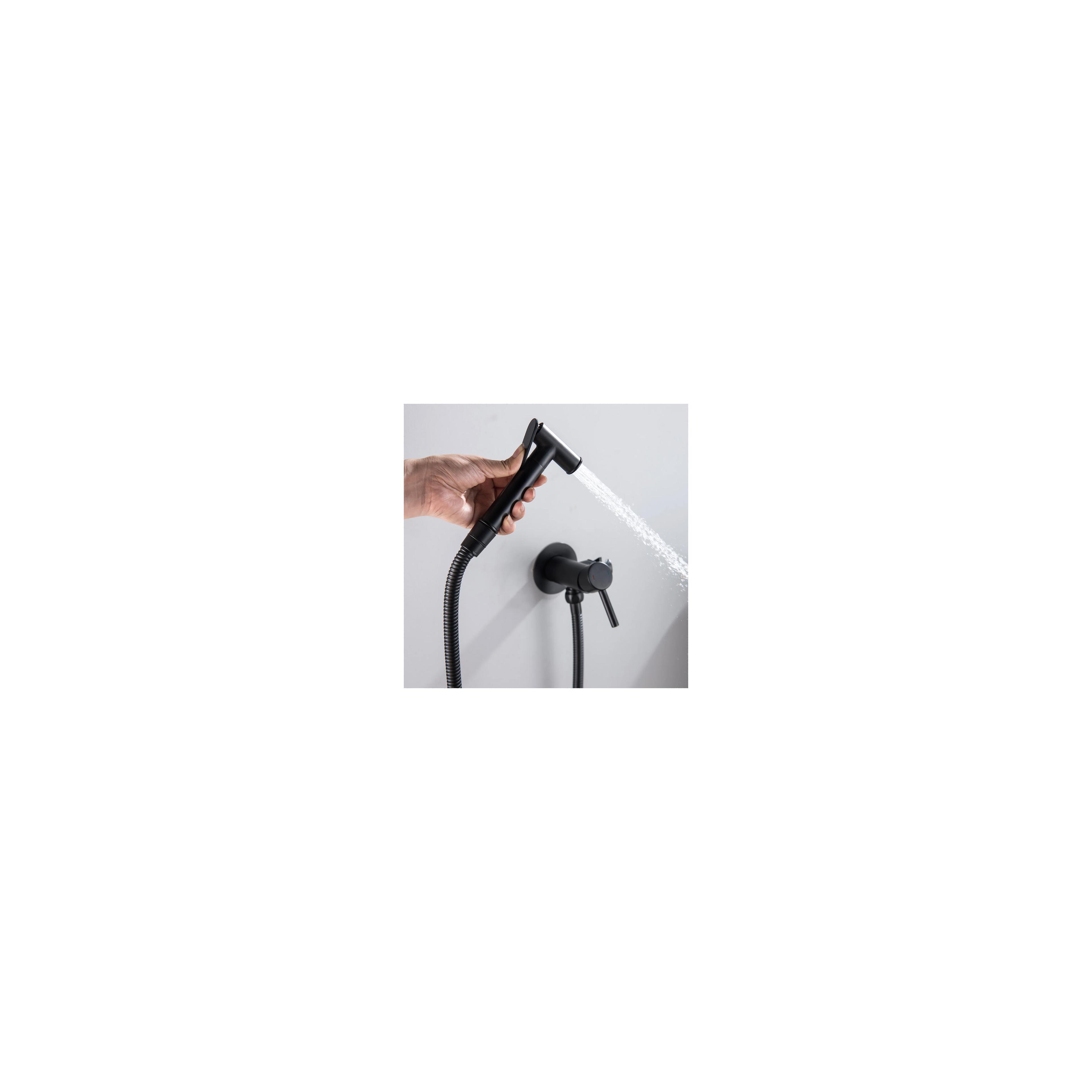 Bidetarmatur Lungo Loop Black