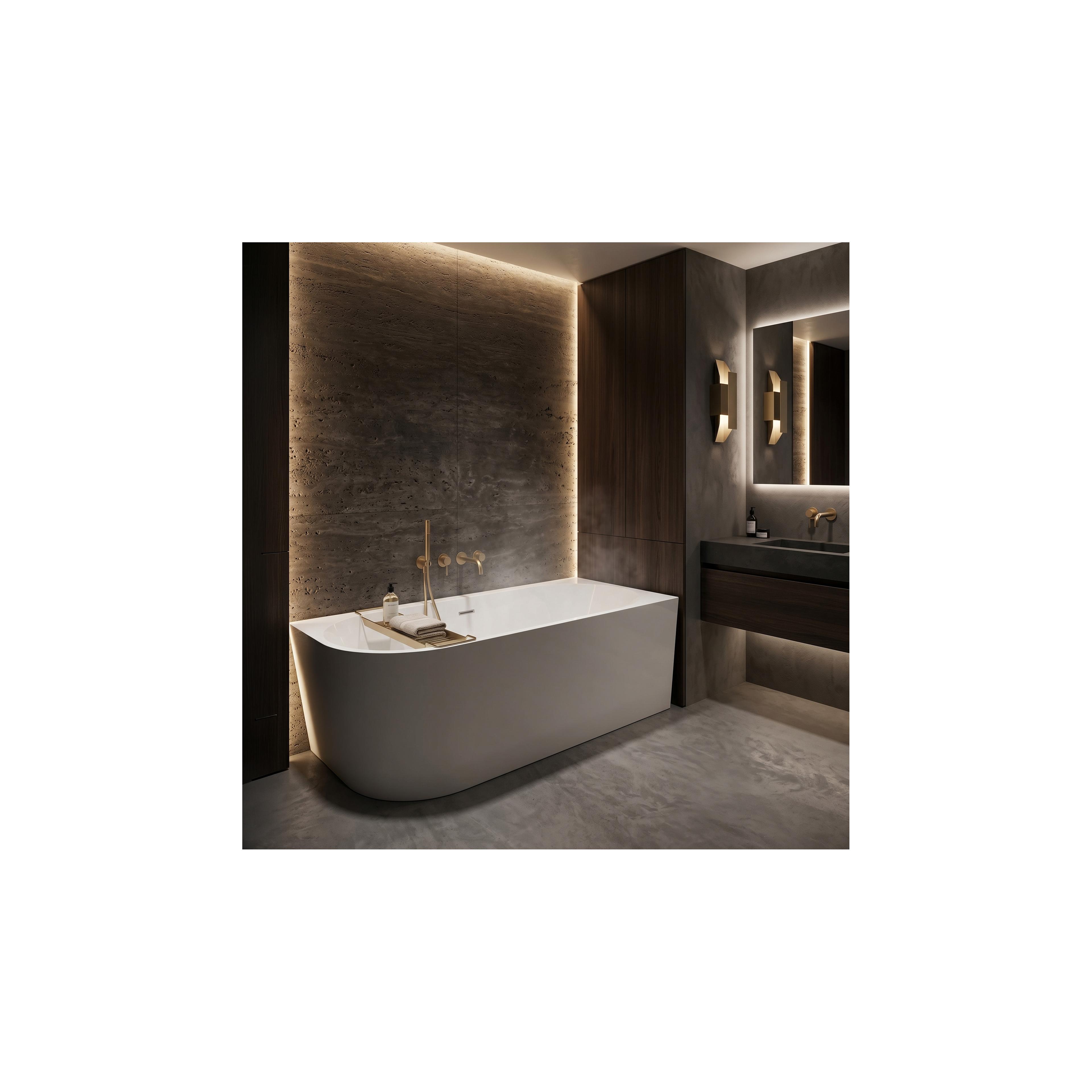 Eckbadewanne aus Acryl REA Bellanto Slim 150 Right