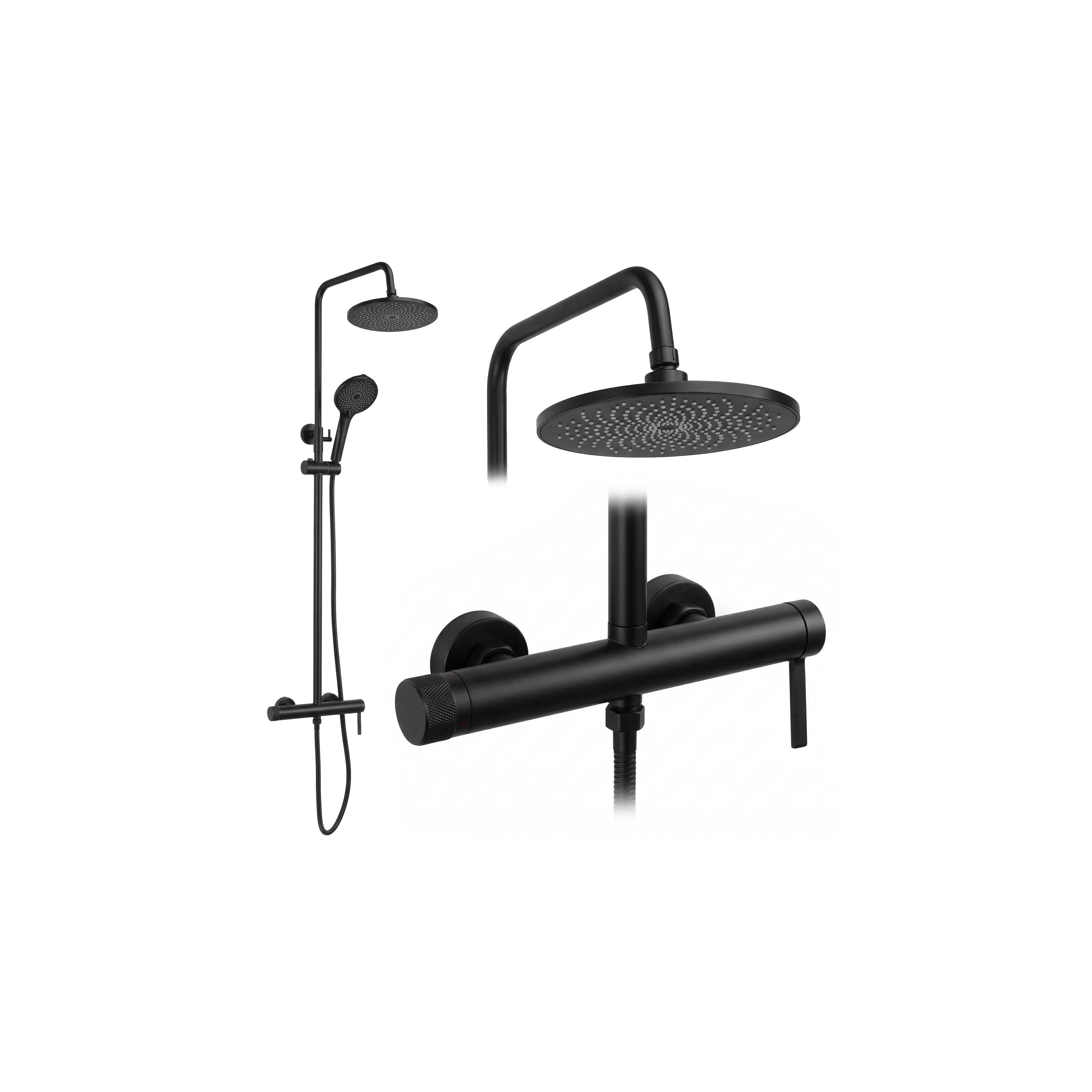 Duschgarnitur Rea Rivo Black