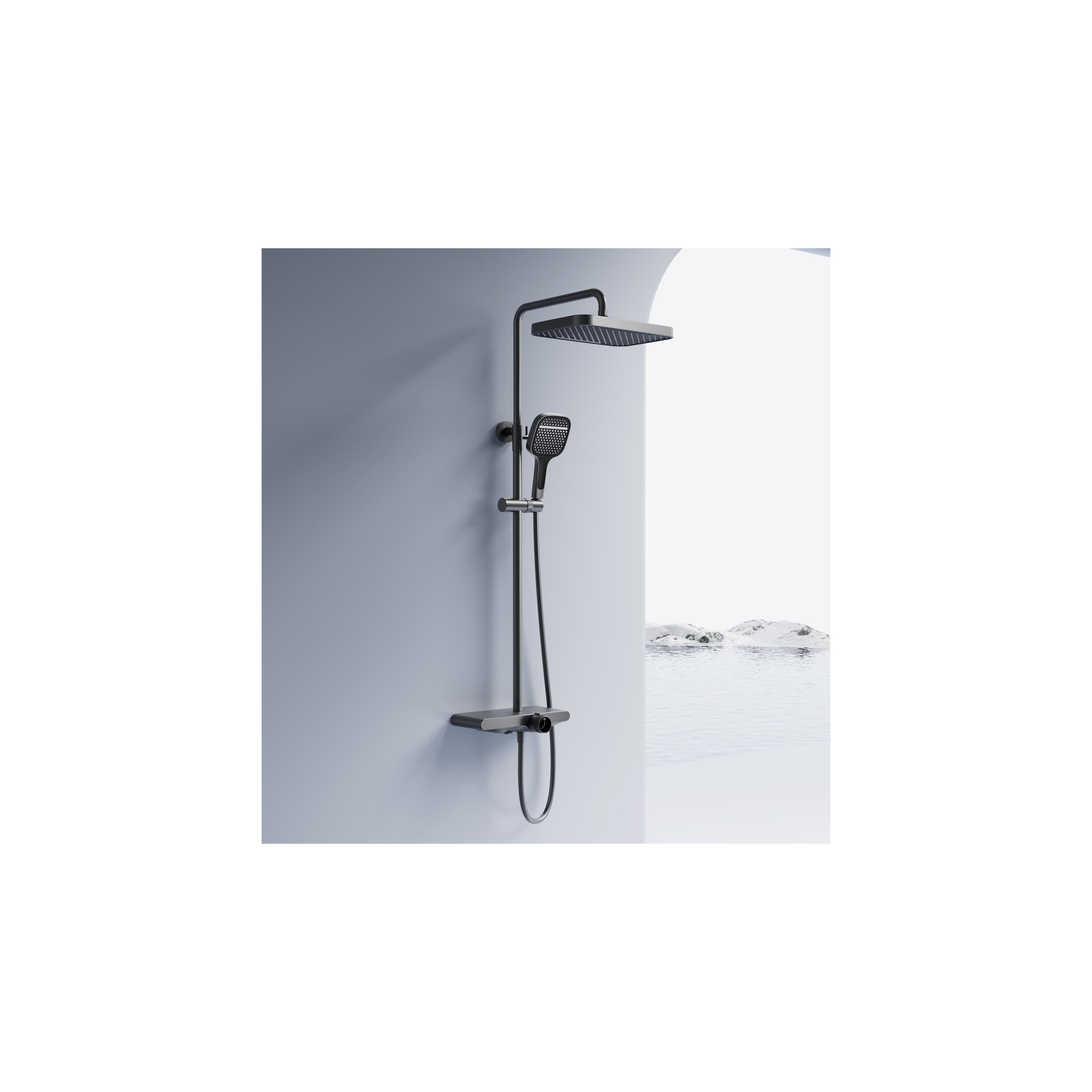 Shower set REA Bari Titanium