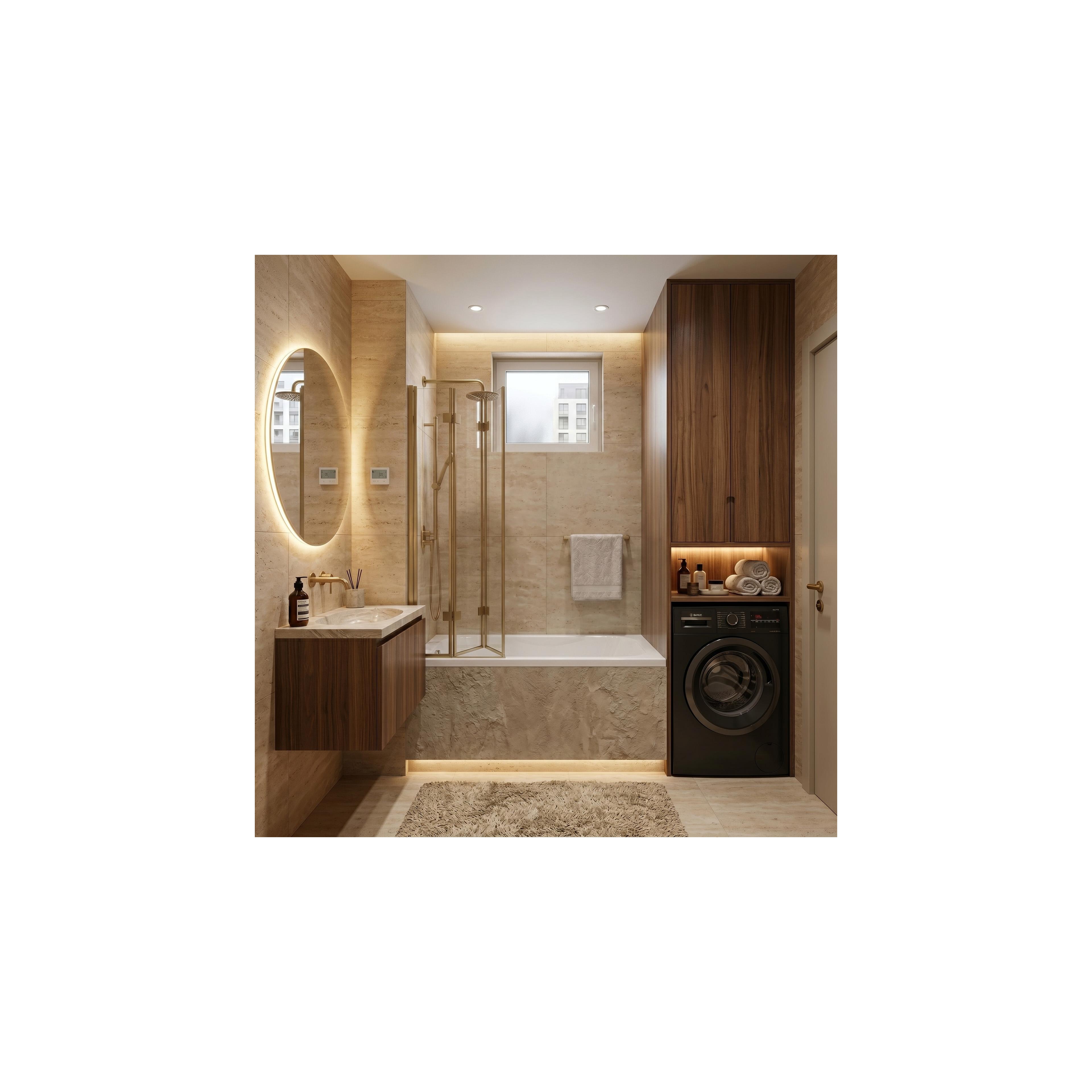 Acryl-Einbaubadewanne Rea Gloria 120
