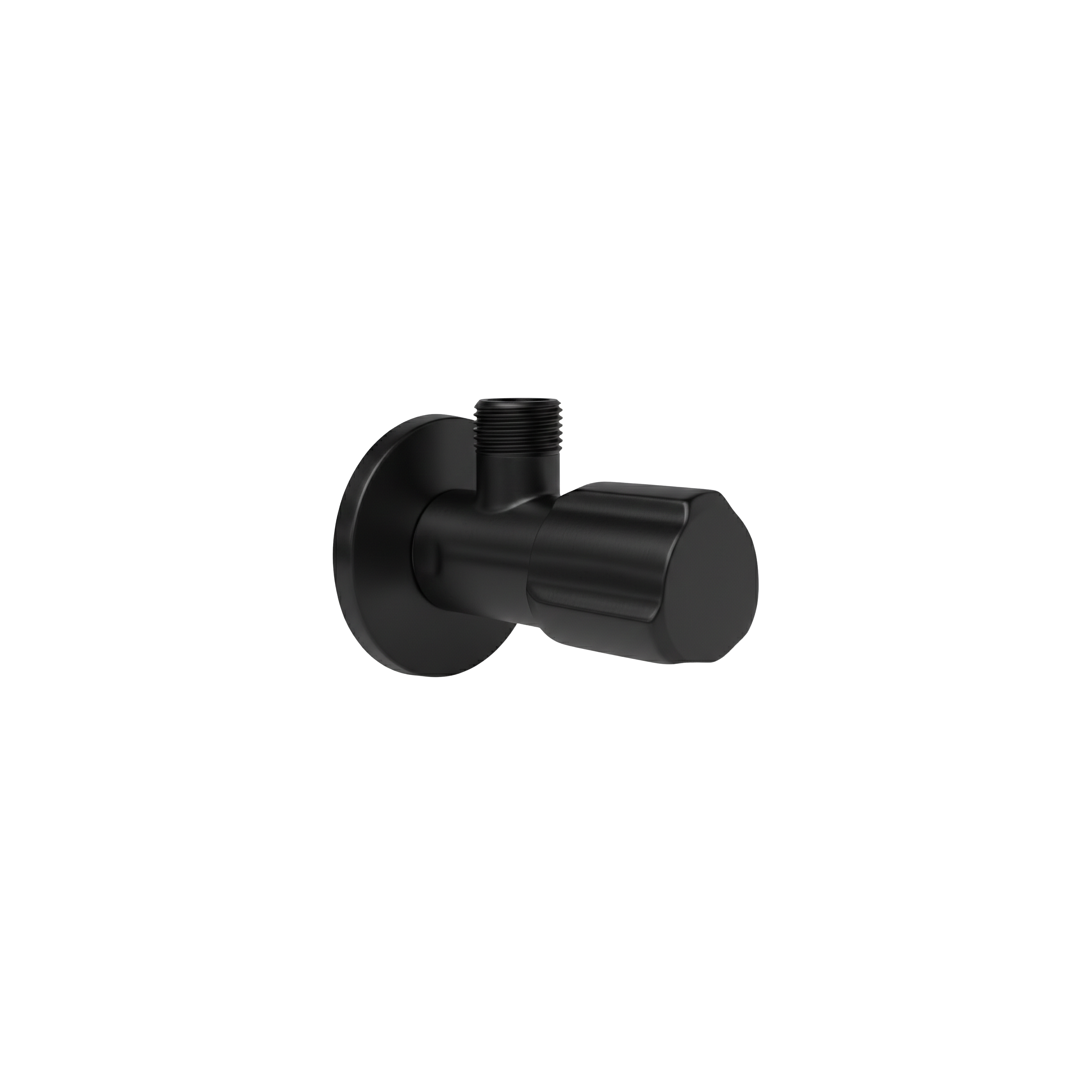 Kotnični ventil 02  1/2" x 3/8" Black