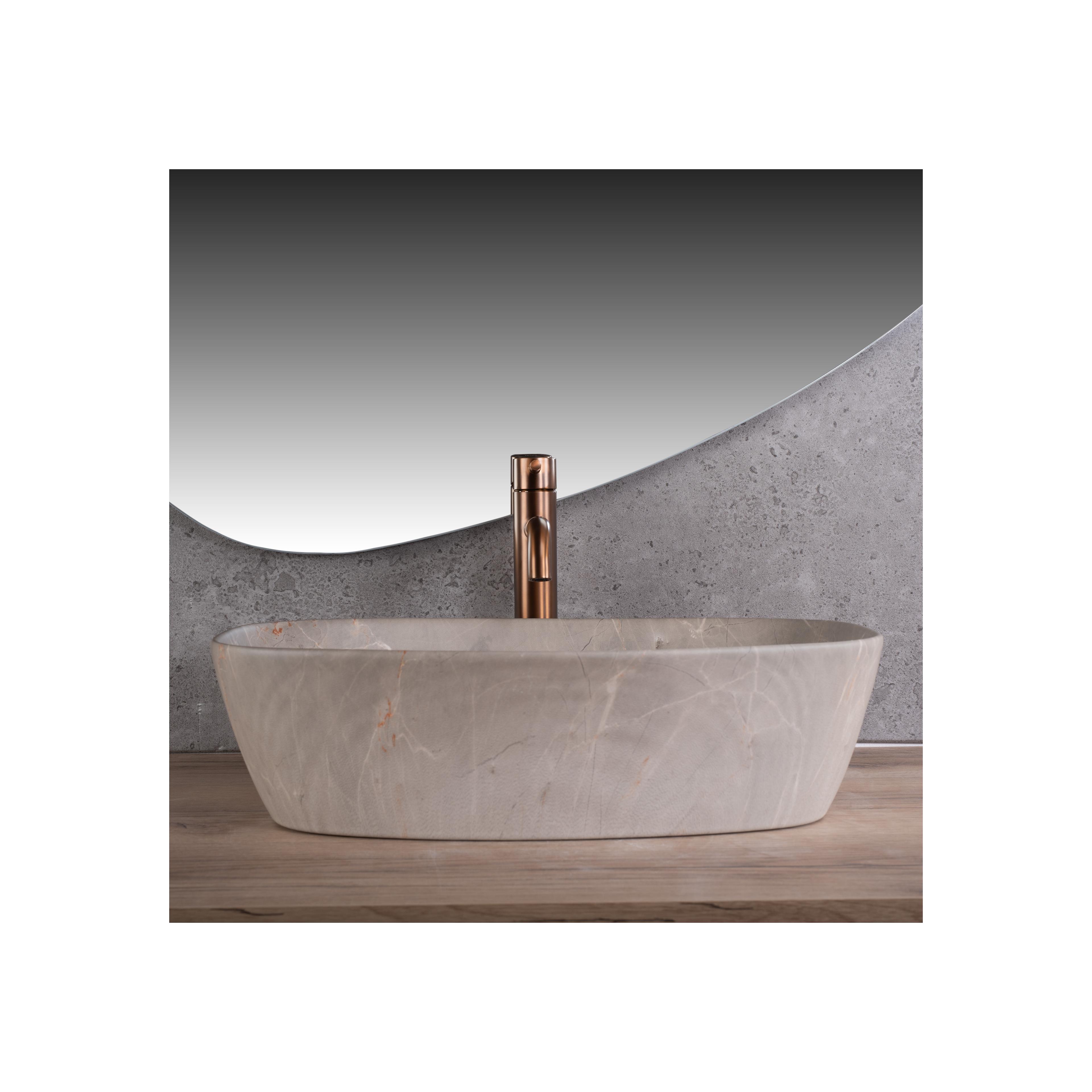 Aufsatzwaschbecken Rea Freja Beige
