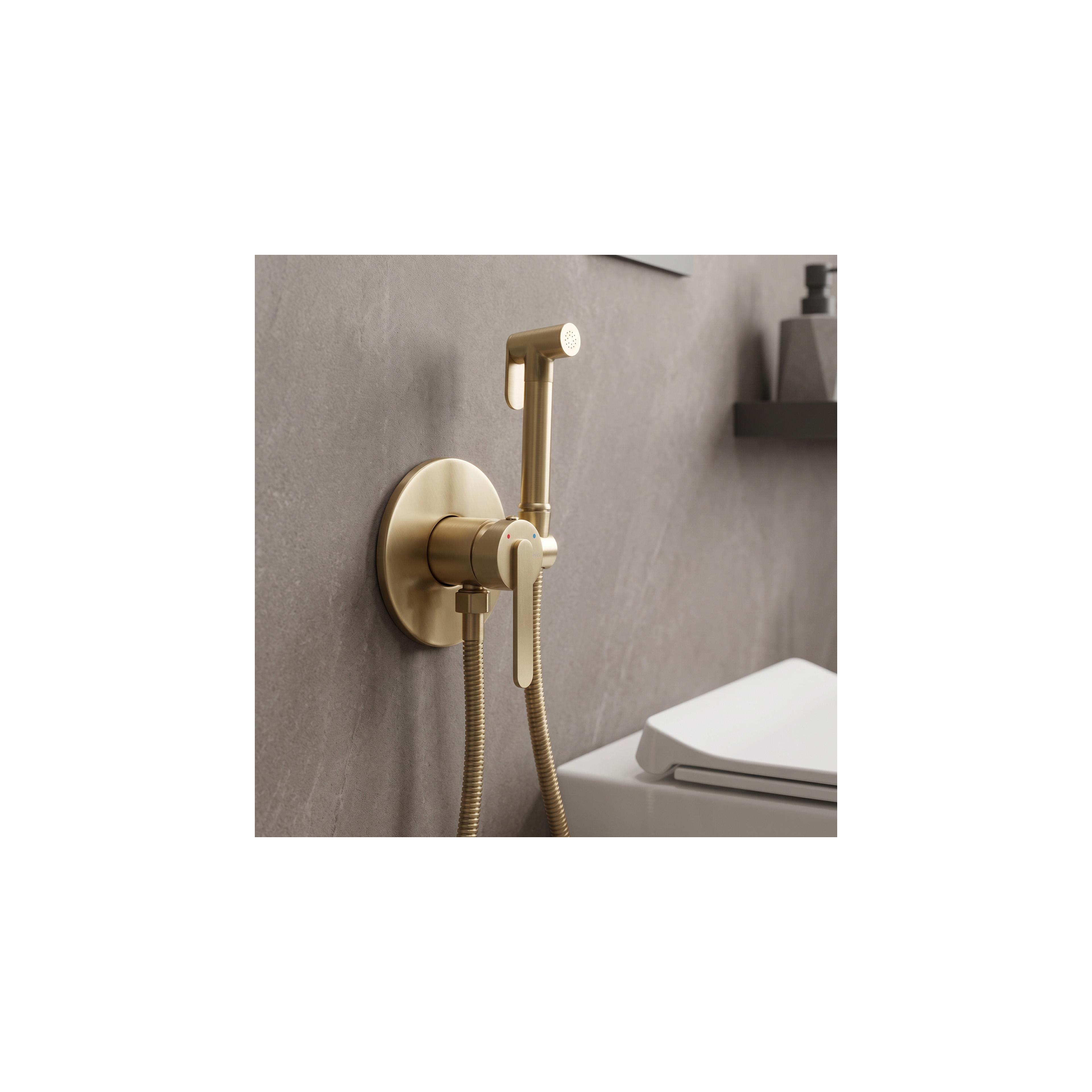 Bidetarmatur REA Ontario Brush Gold
