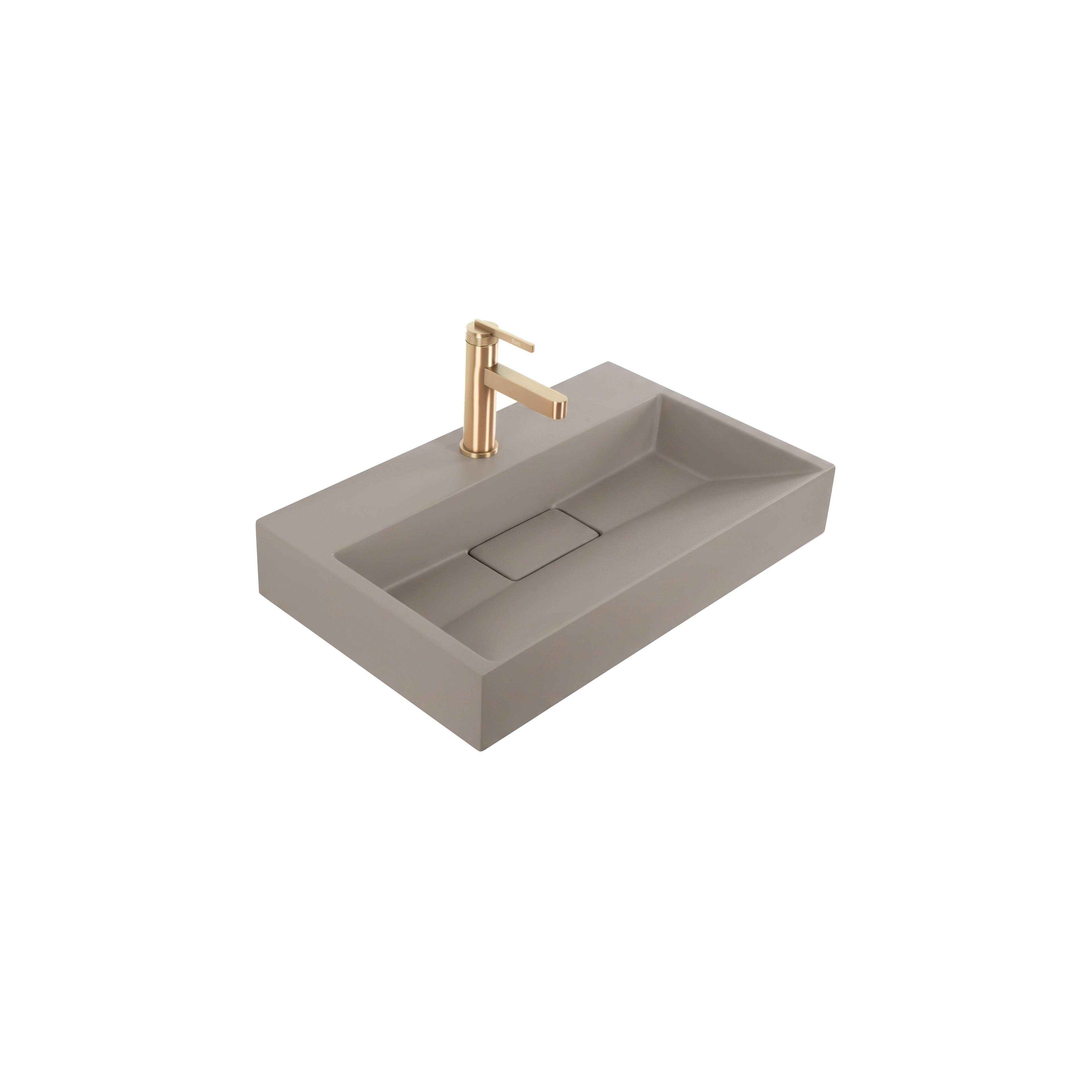 Konglomerāta izlietne Rea GOYA 60CM Taupe