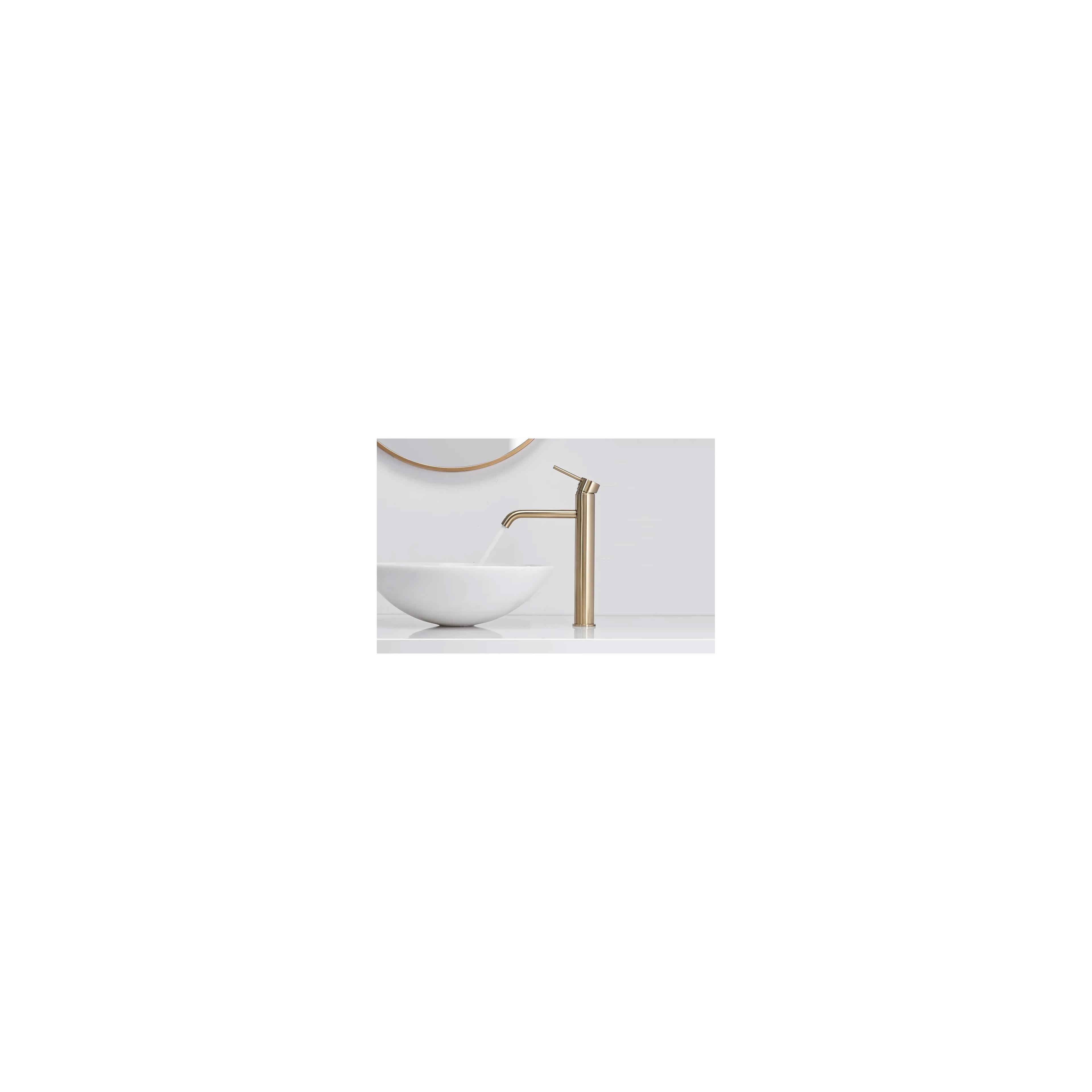 Bathroom faucet Rea Lungo L.Gold High