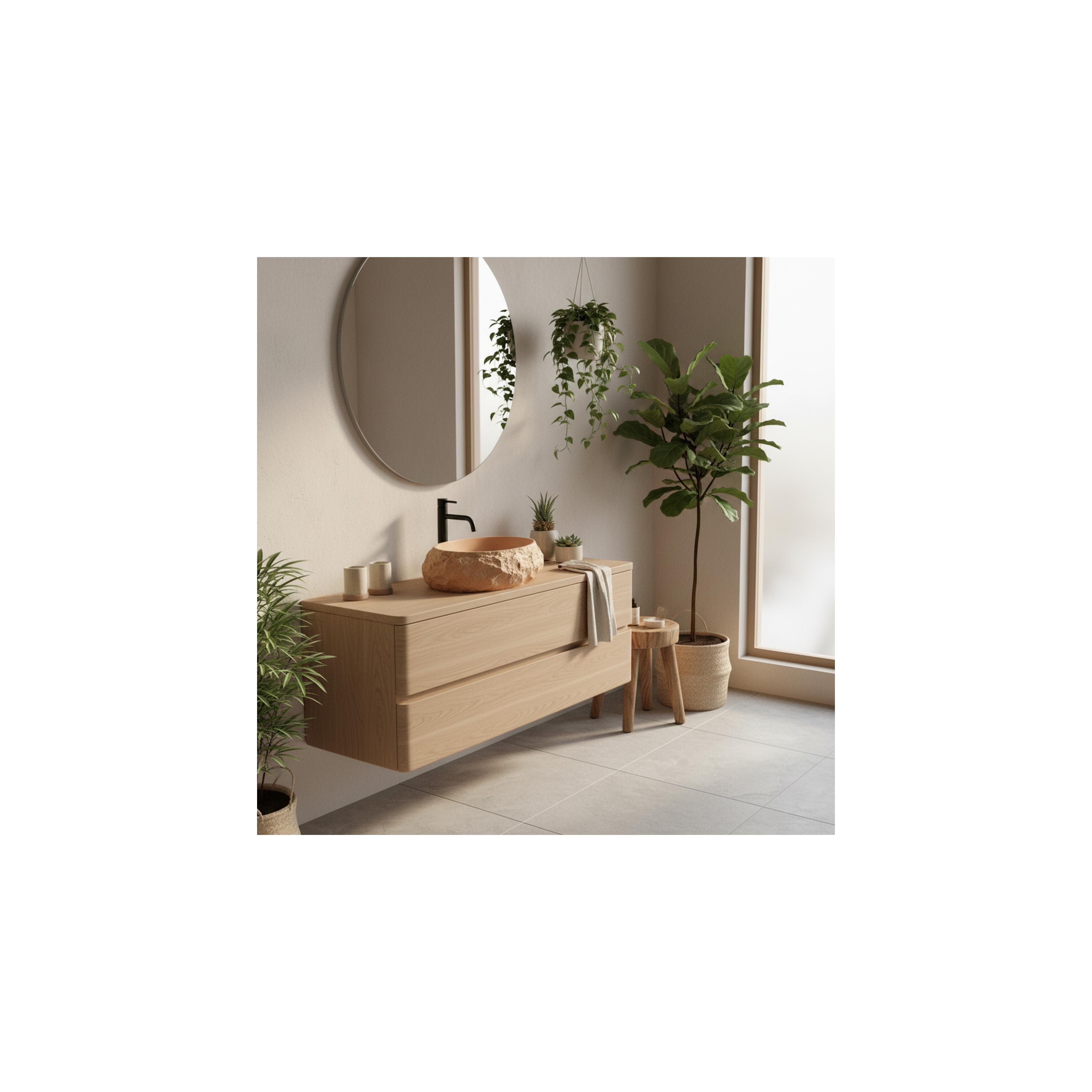 Aufsatzwaschbecken Rea Mika Light Terracotta