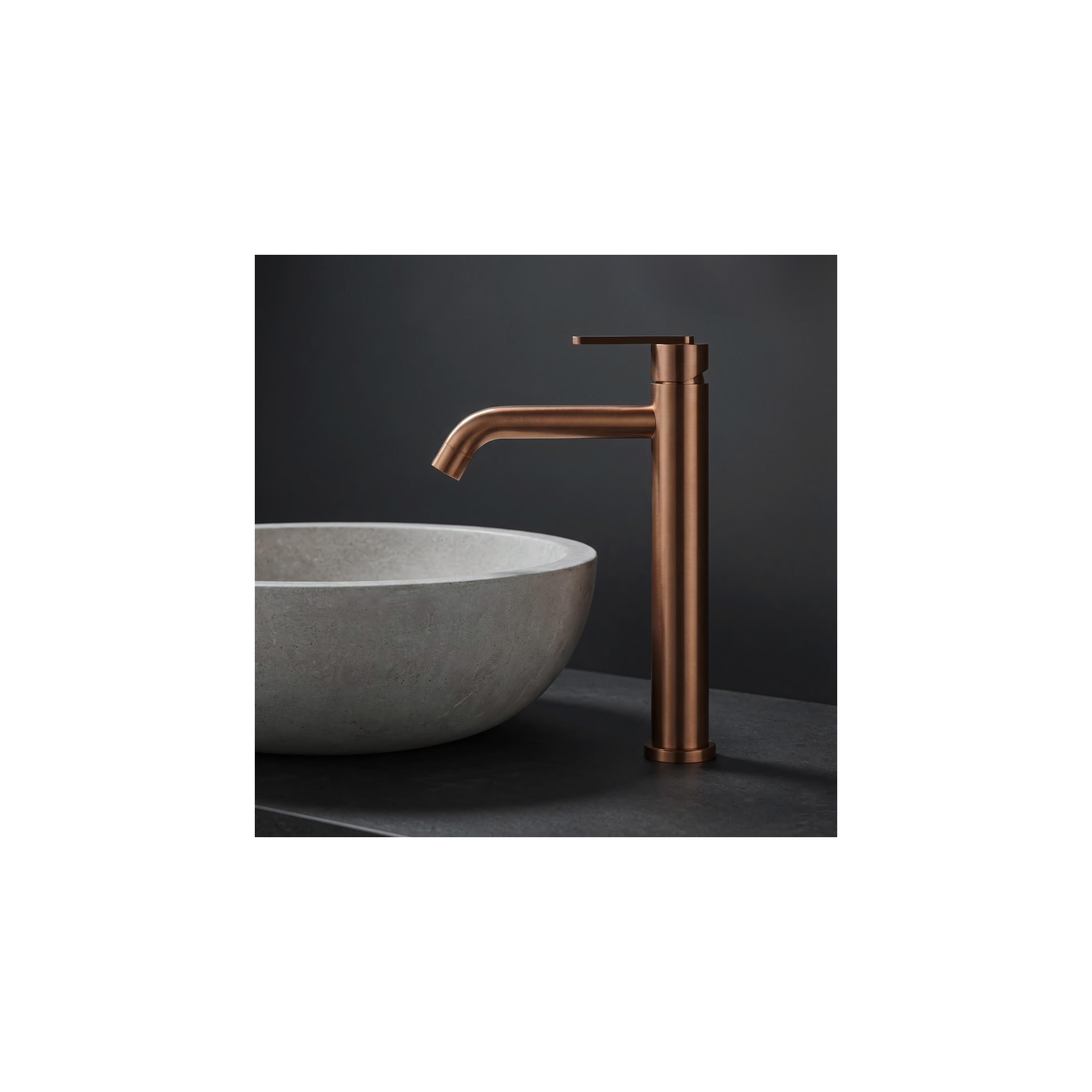 Waschbeckenarmatur Rea Ontario Brush Copper