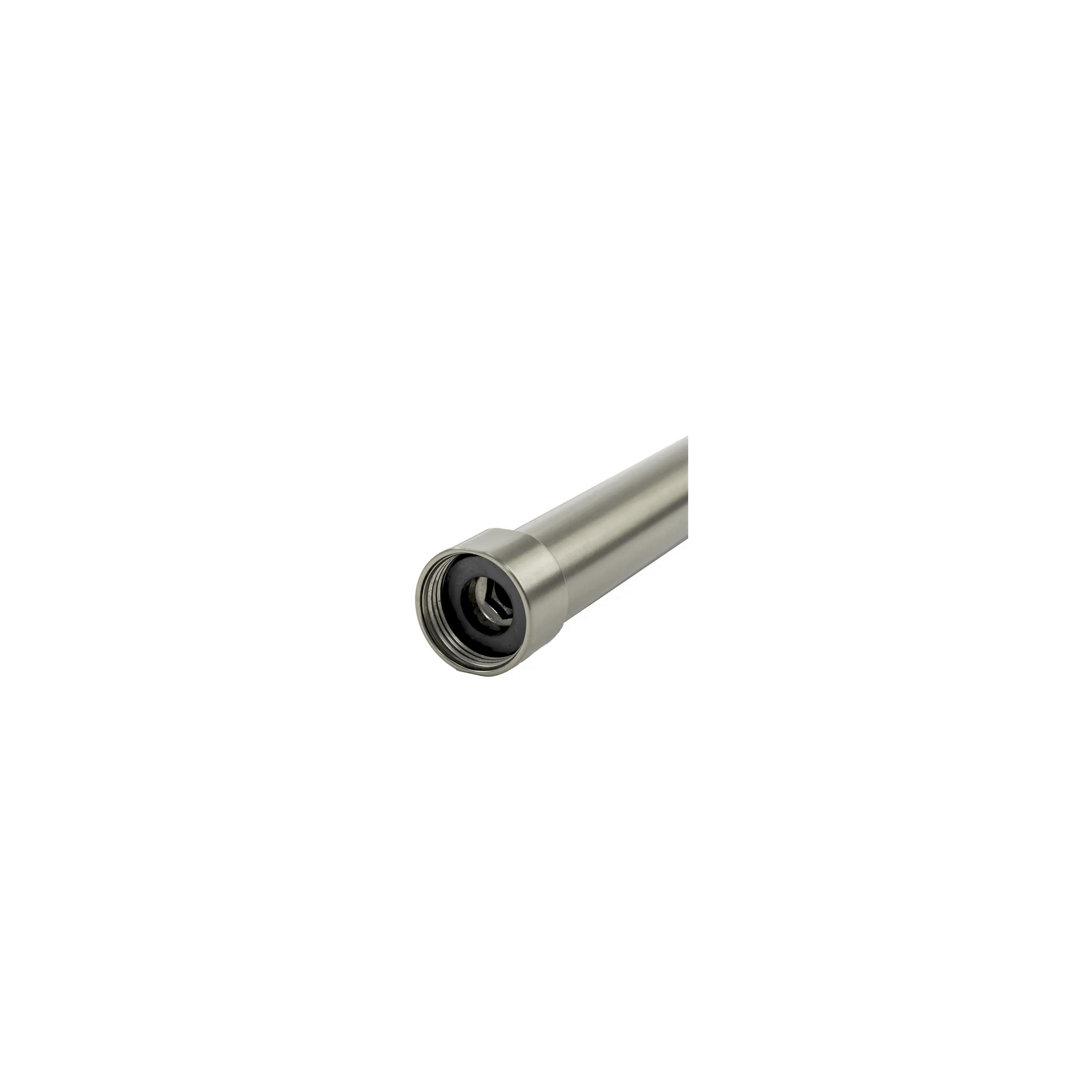 Extension for a bathtub and shower set brush nickel 50cm