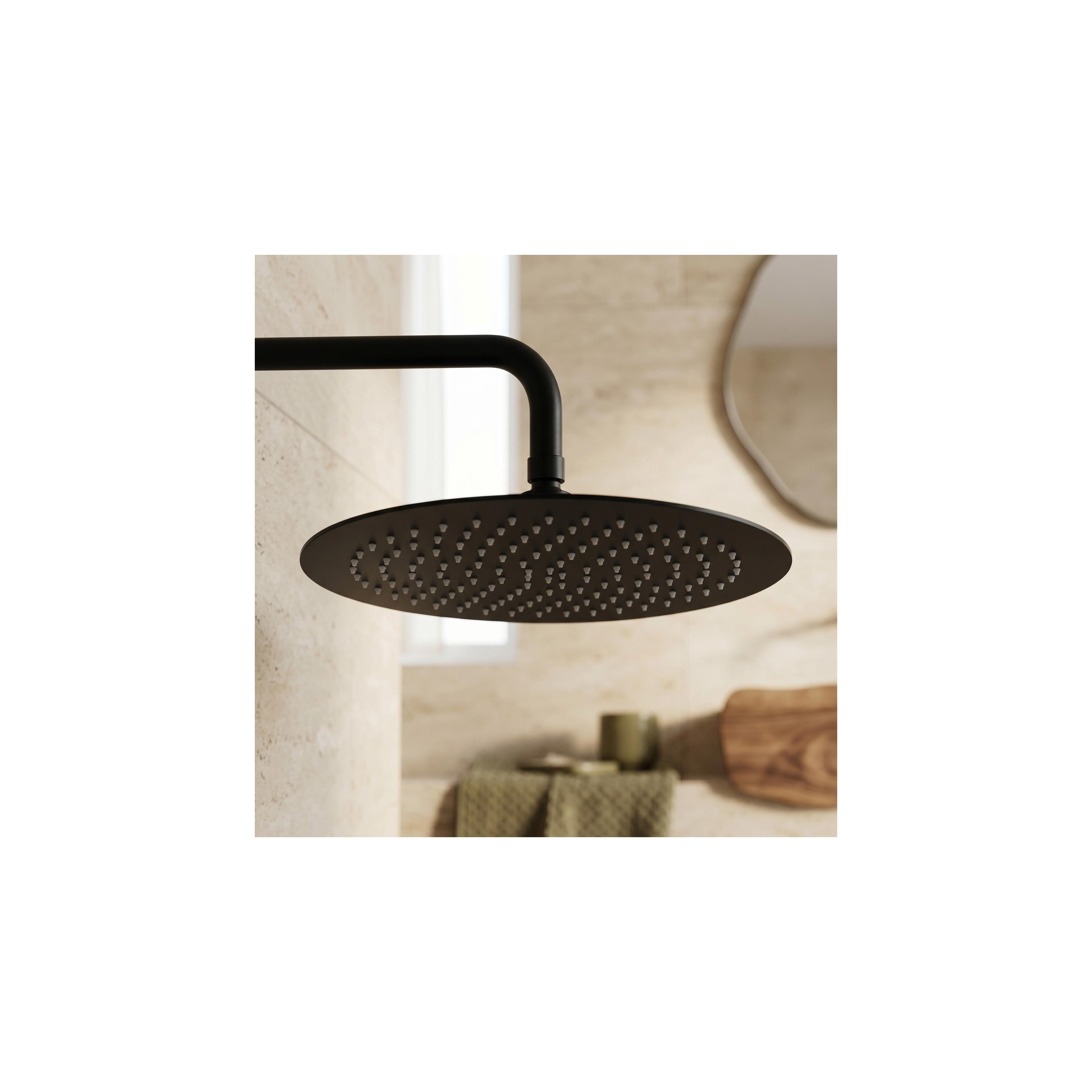 Кръгла душ глава REA JS-P014B 30cm Black